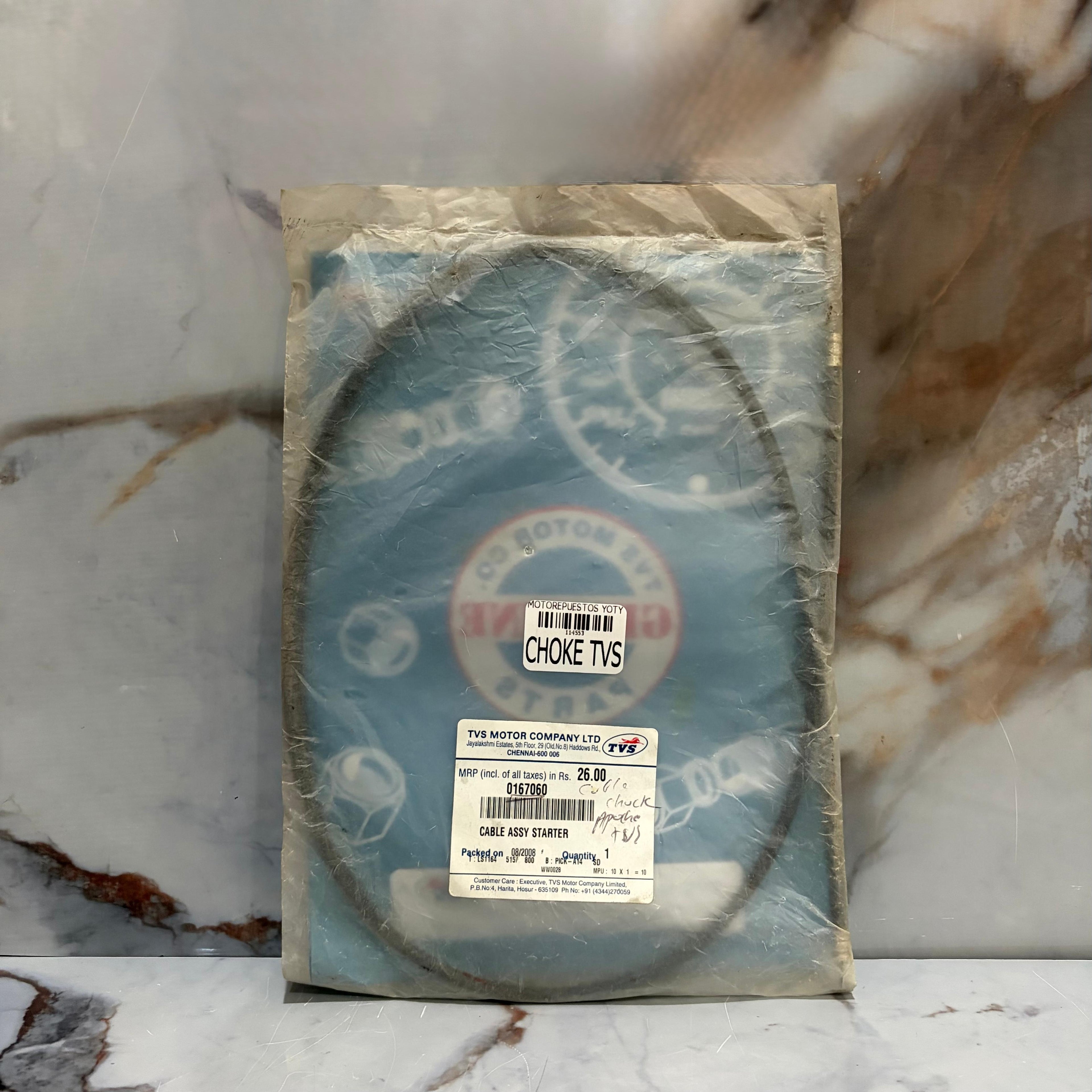 CABLE CHOKE APACHE TVS