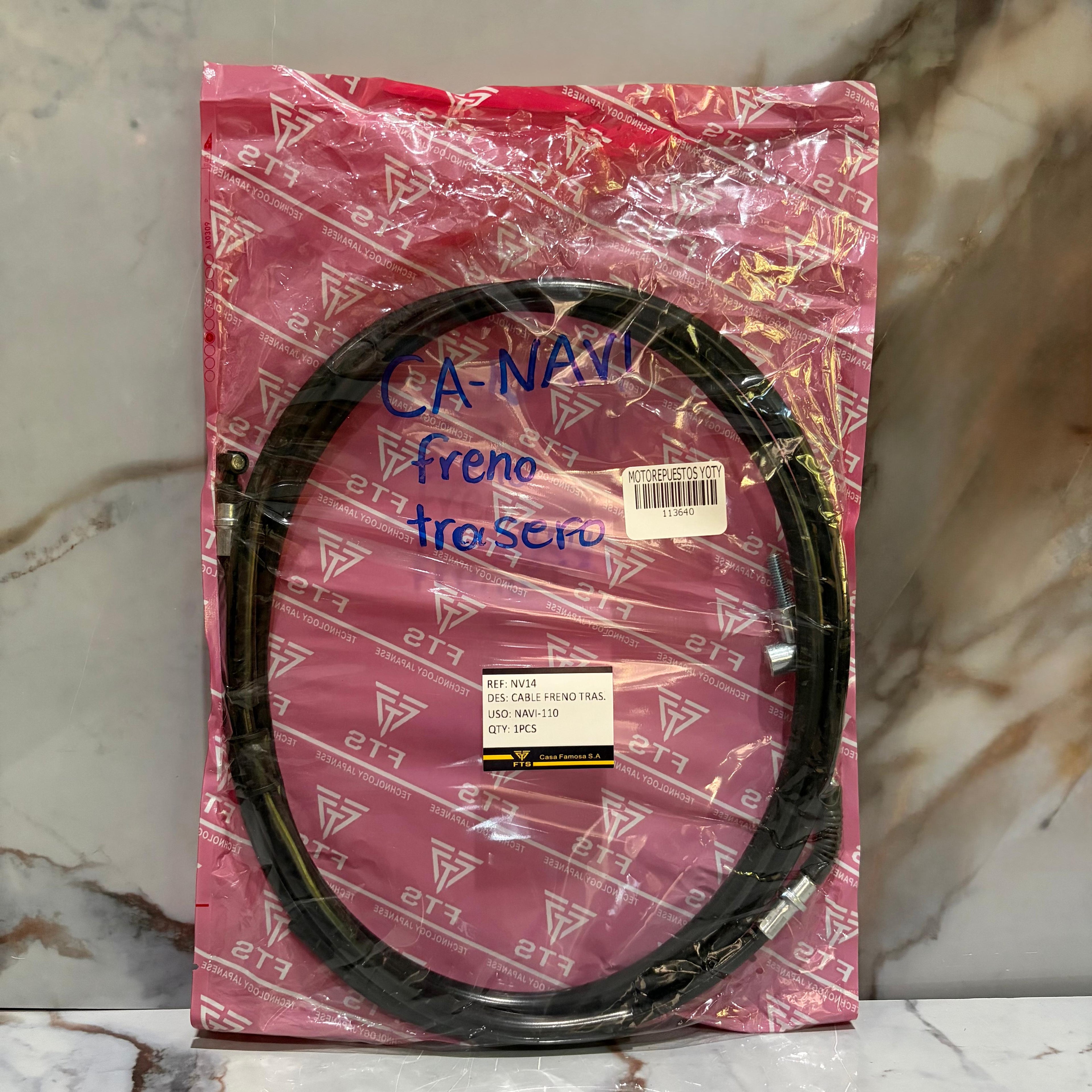 CABLE FRENO TRASERO NAVI