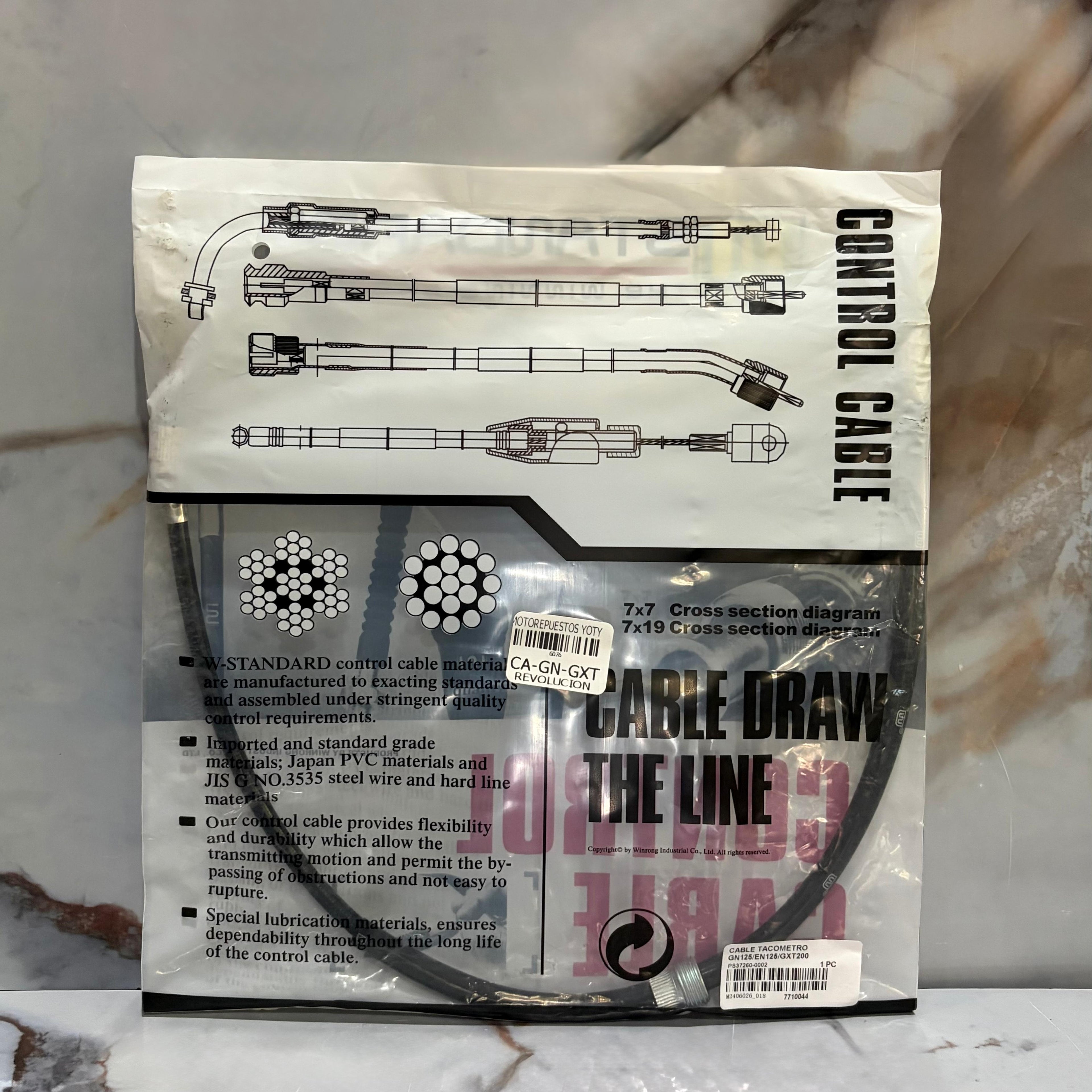 CABLE TACOMETRO GN/GXT/EN