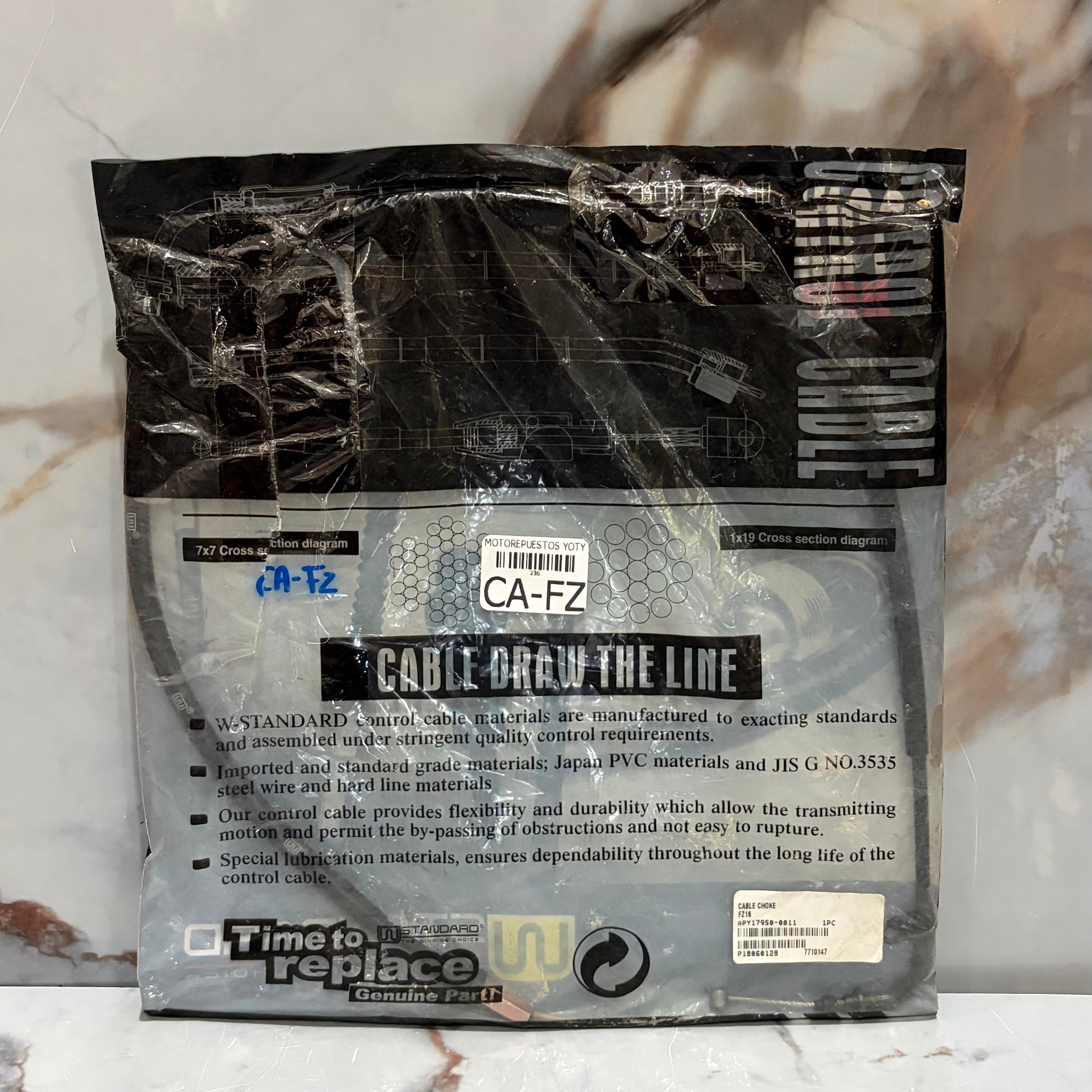 CABLE CHOKE FZ16 STANDARD