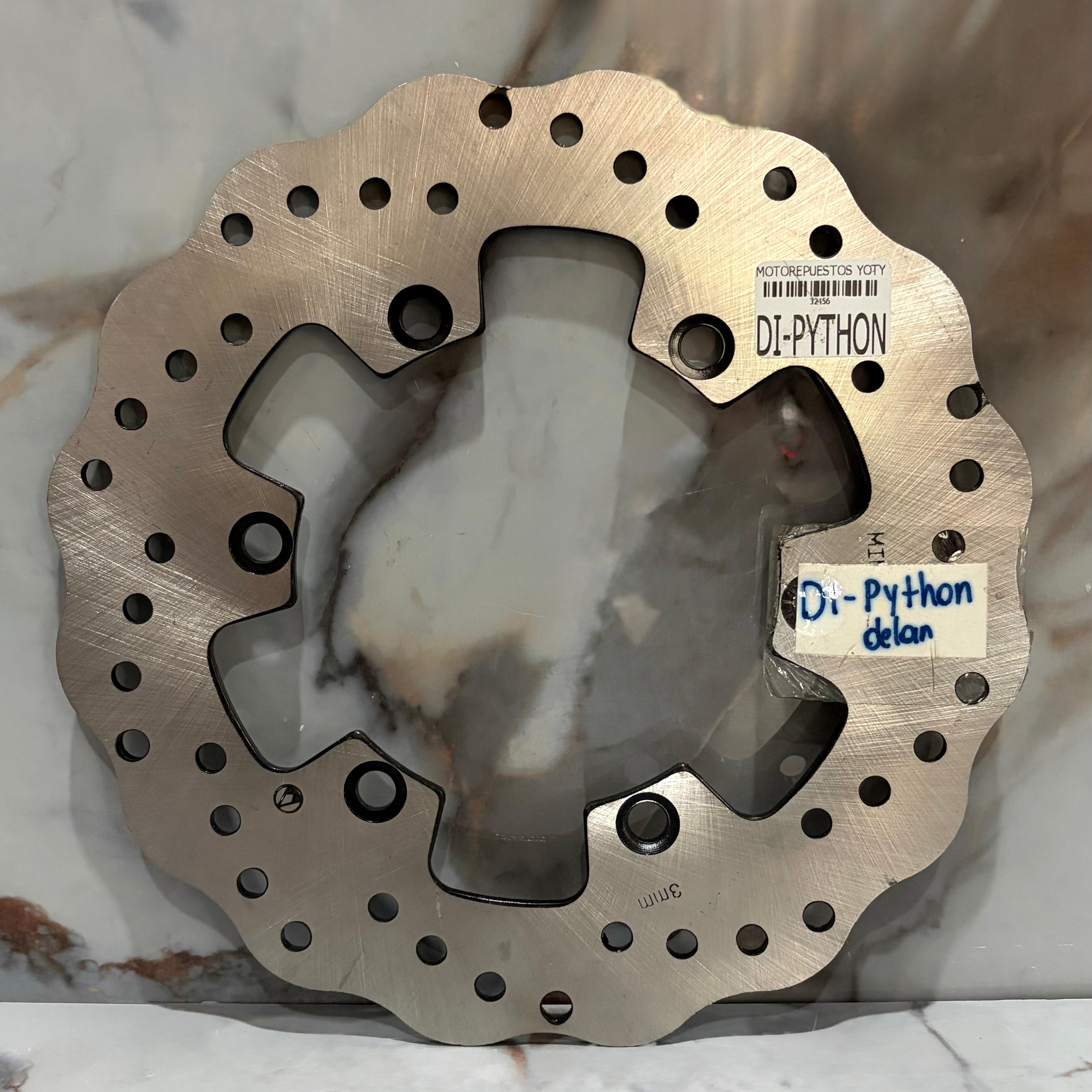 DISCO DE FRENO DELANTERO PYTHON