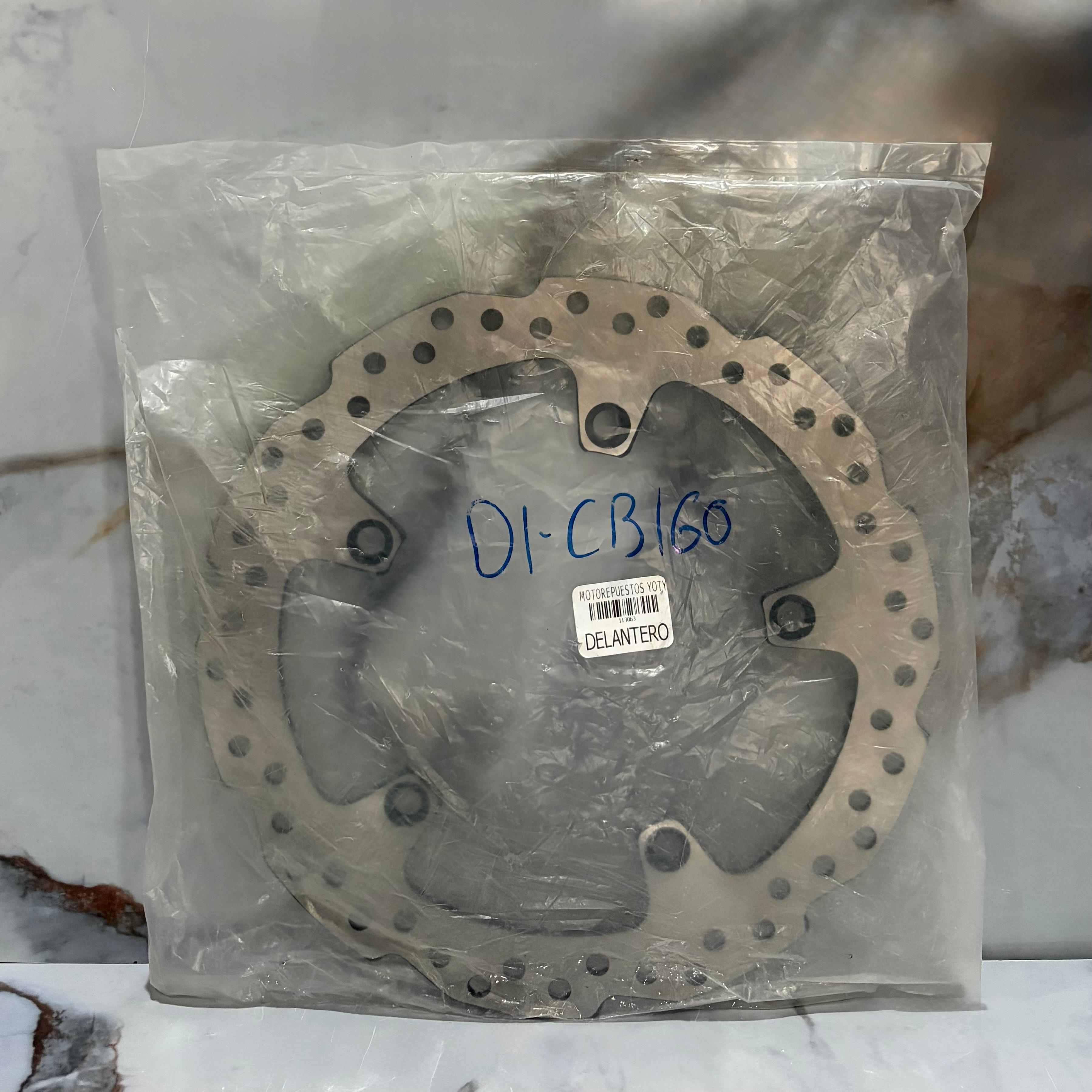 DISCO FRENO DELANTERO HONDA CB160/190 HORNET
