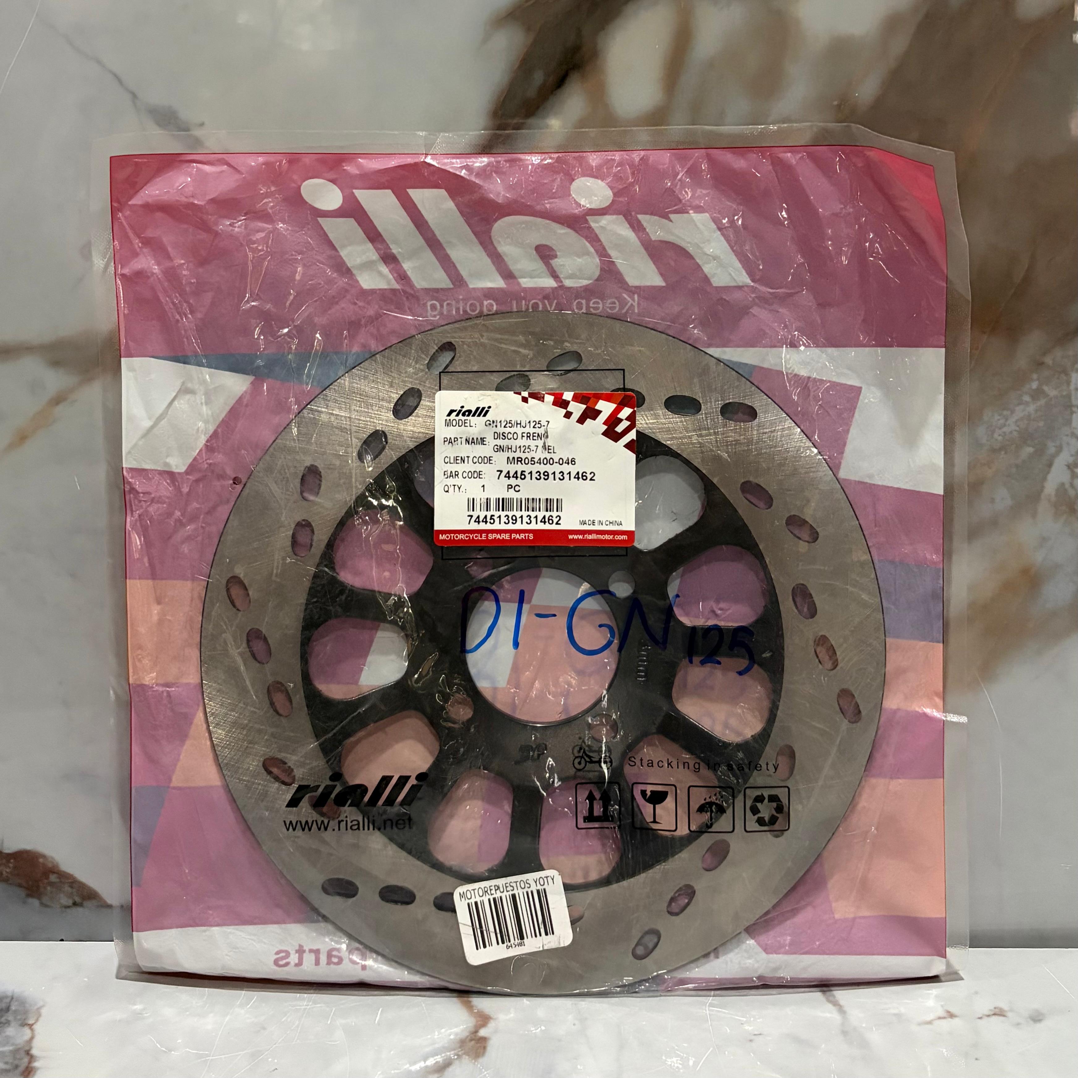 DISCO FRENO DELANTERA GN125+HJ125-7