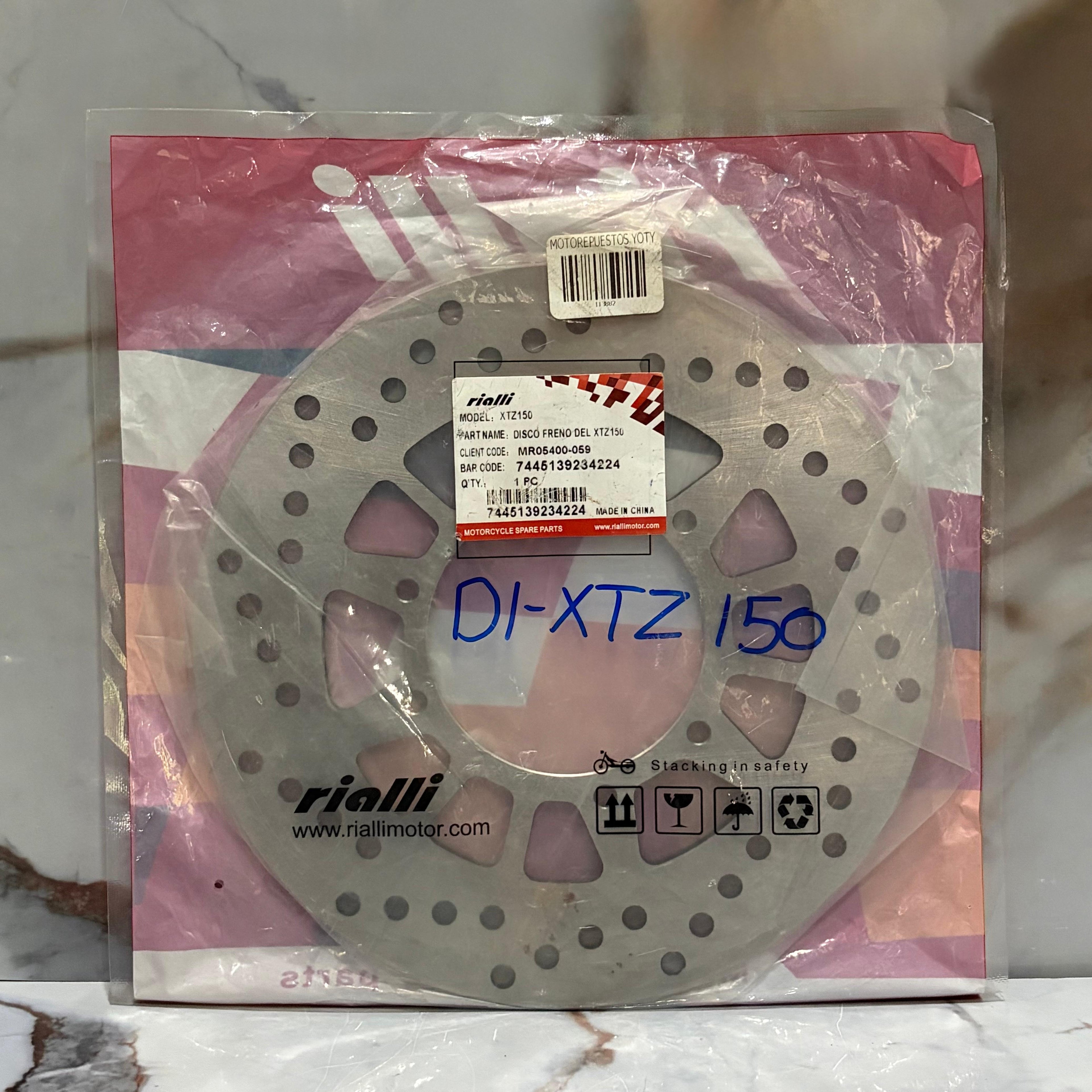 DISCO DE FRENO DELANTERO XTZ150