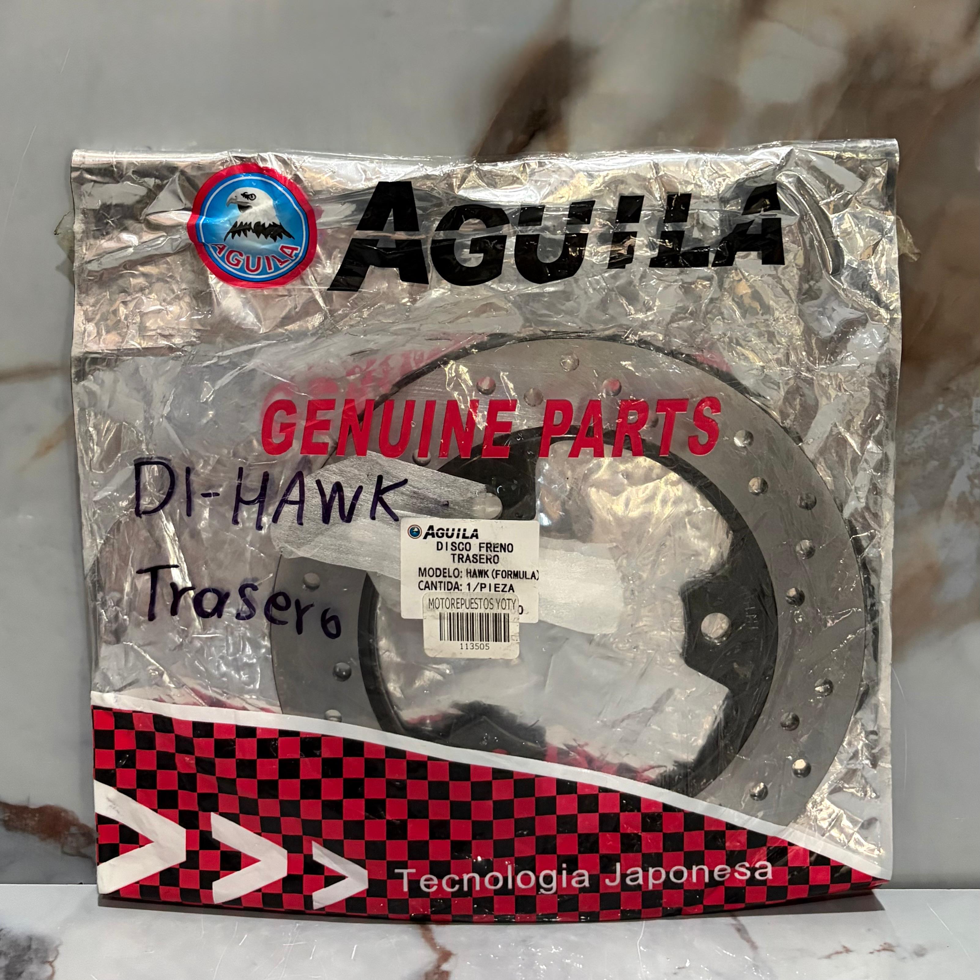 DISCO FRENO TRASERO HAWK AGUILA