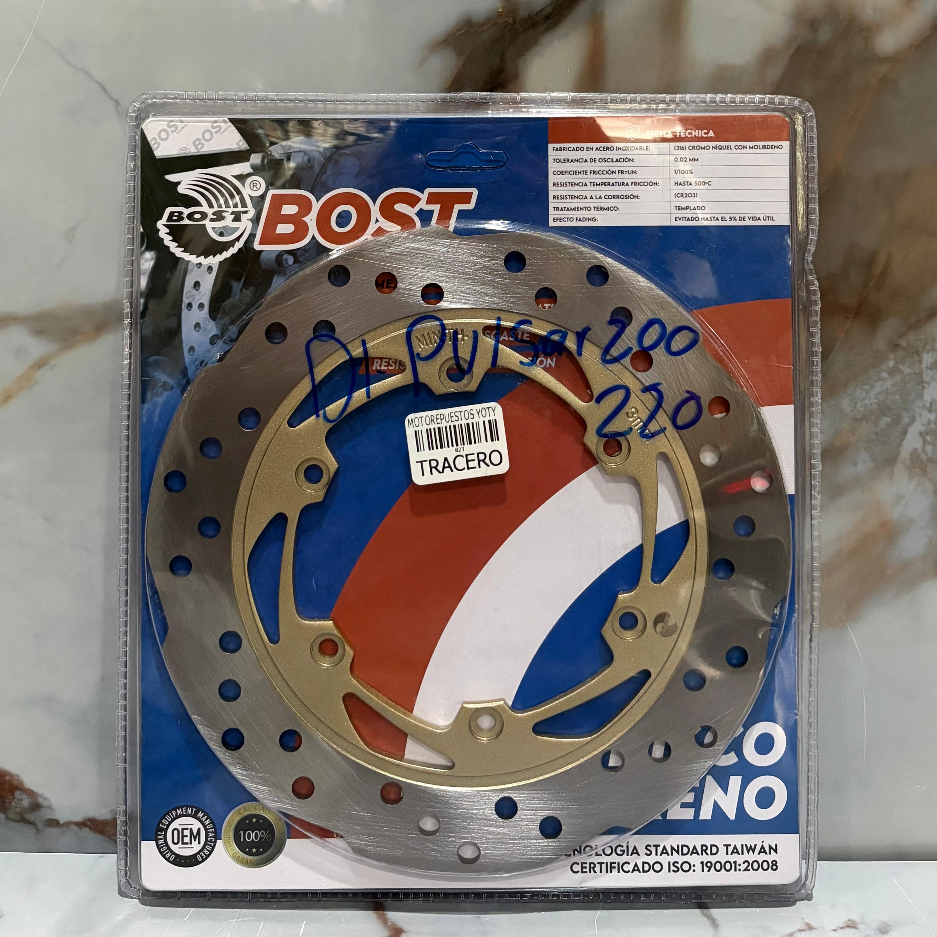 DISCO FRENO TRASERO PULSAR 200 NS/220 BOST