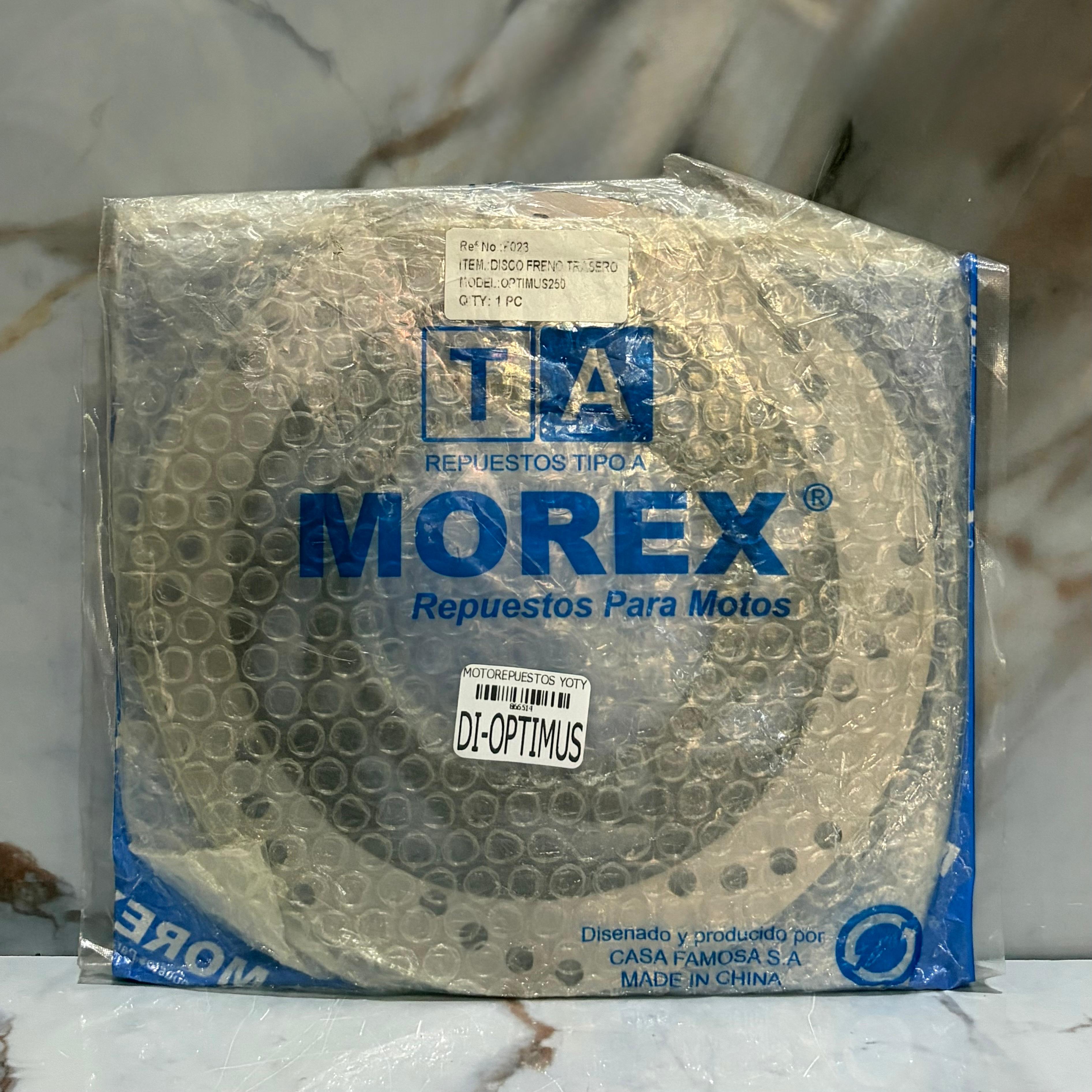 DISCO FRENO TRASERO FORMULA OPTIMUS 250