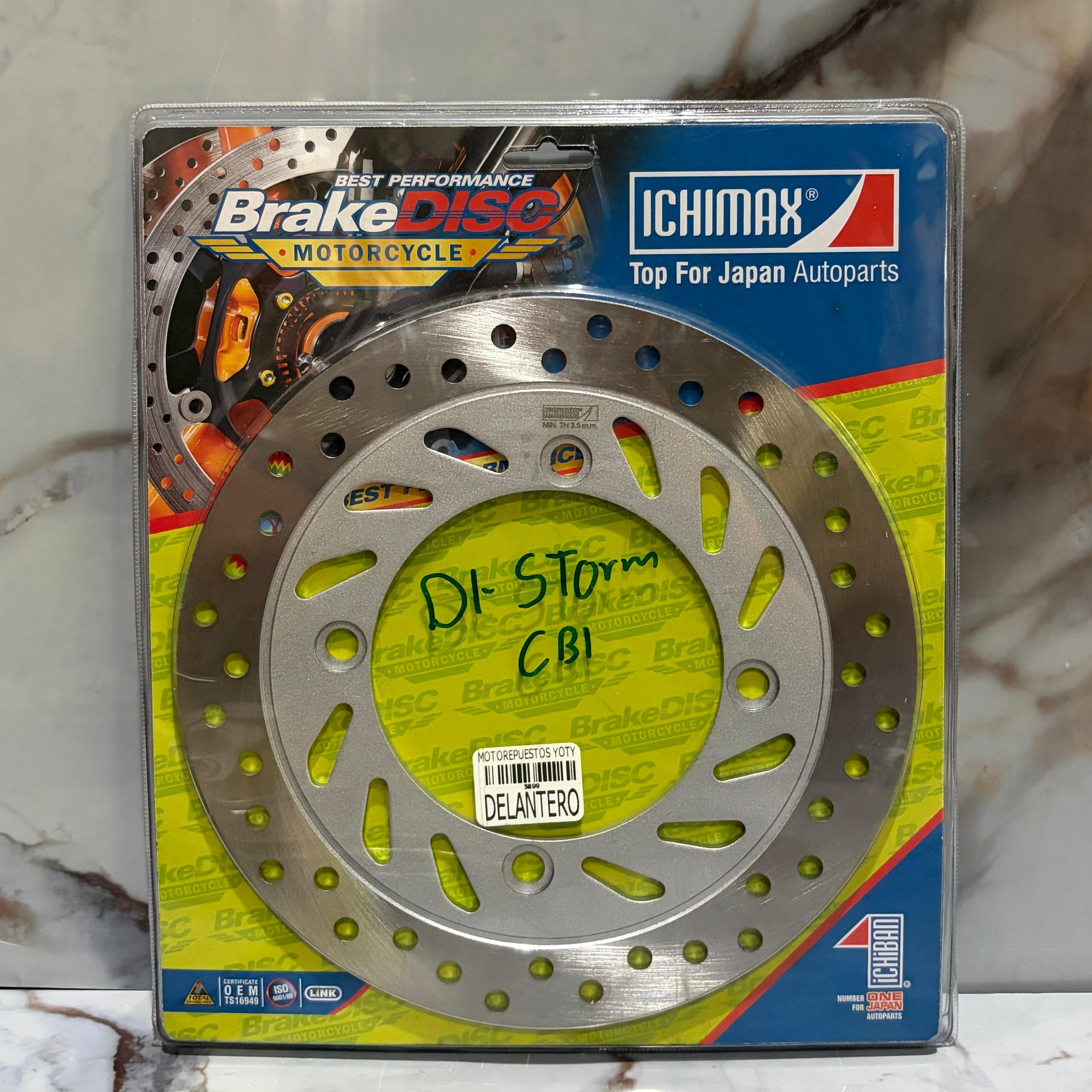 DISCO FRENO DELANTERO CGR125 STORM ICHIMAX