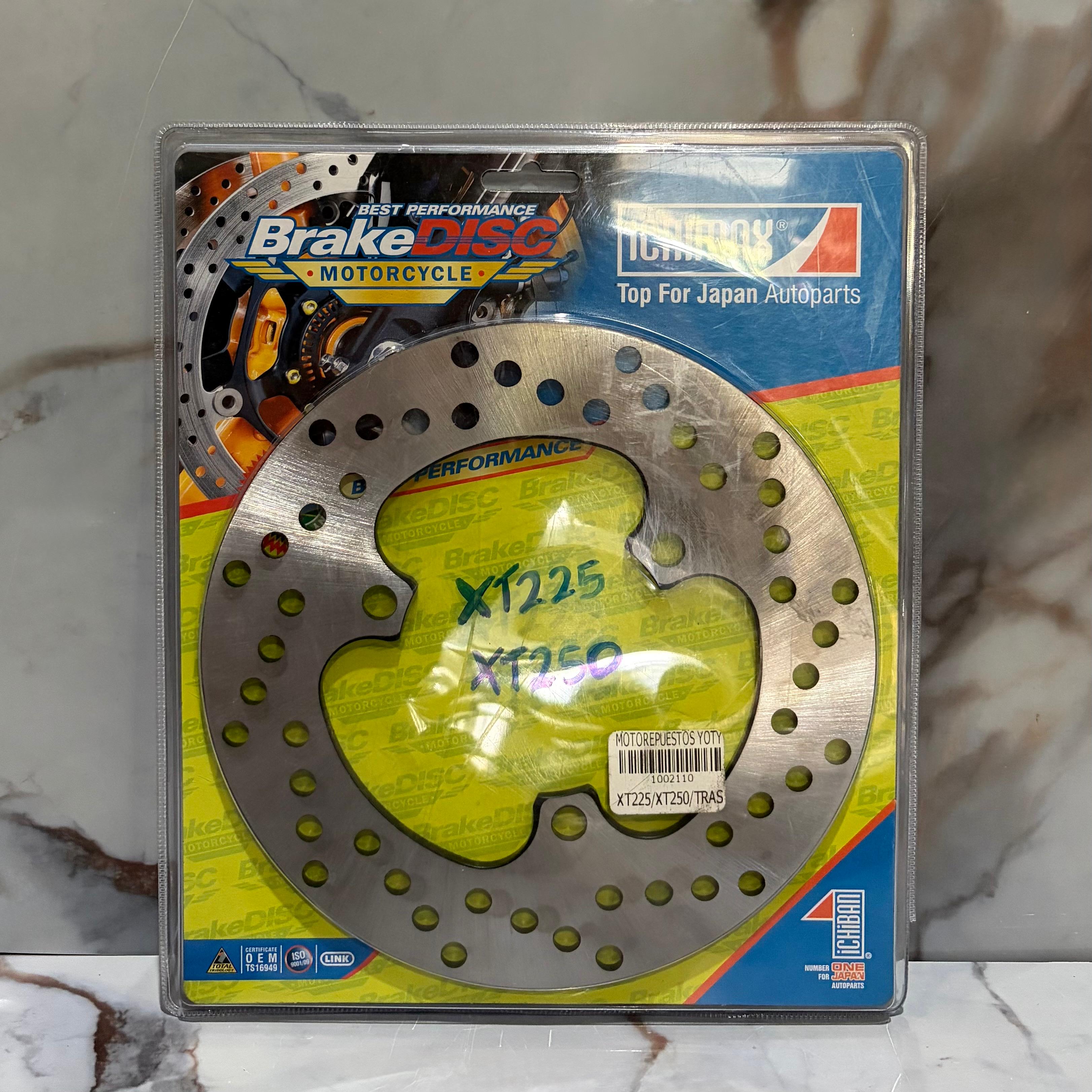 DISCO FRENO TRASERO XT225/XT250 ICHIMAX