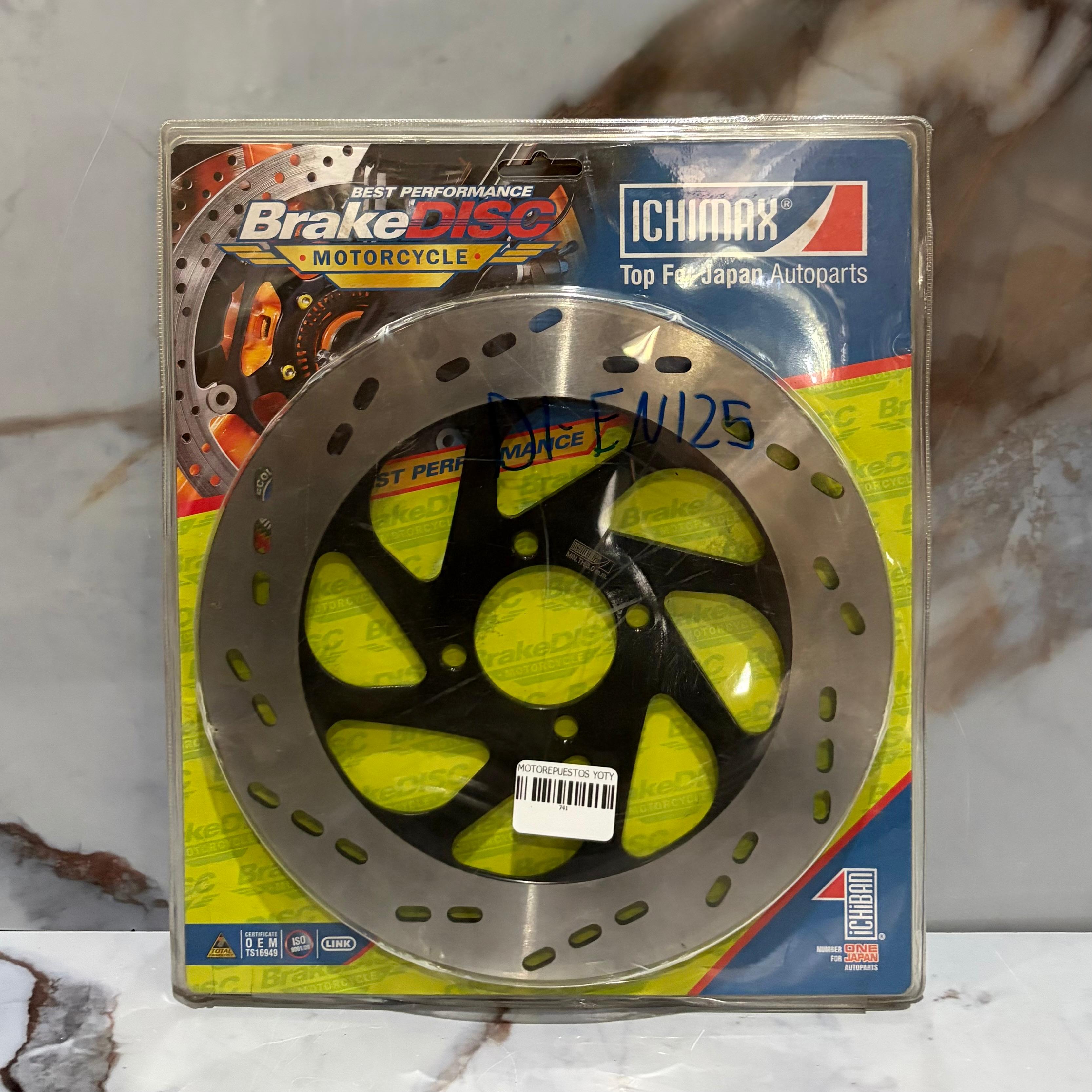 DISCO FRENO DELANTERO EN125 ICHIMAX