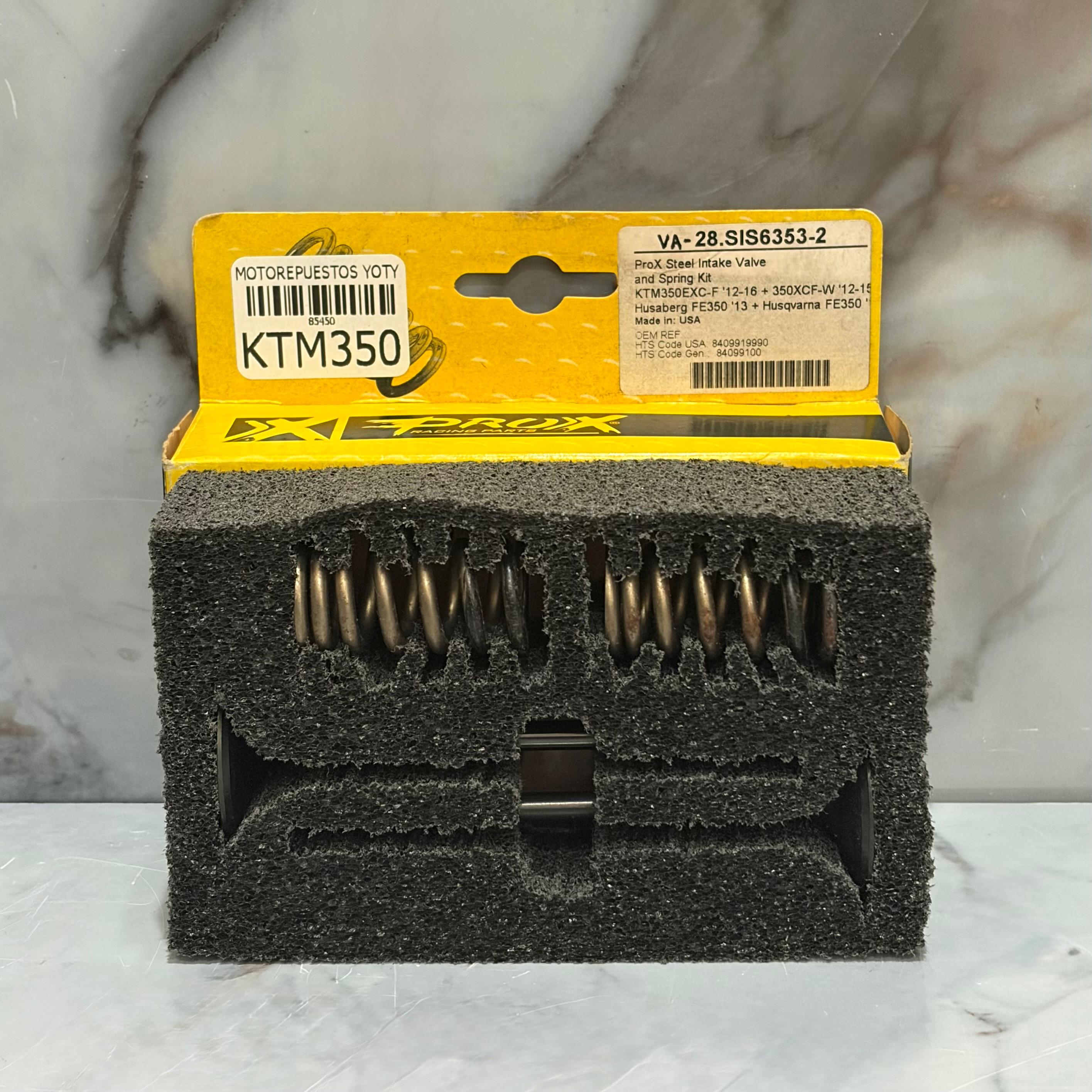 VALVULAS ADMISION KTM350EXC-F 12-16 PRO-X