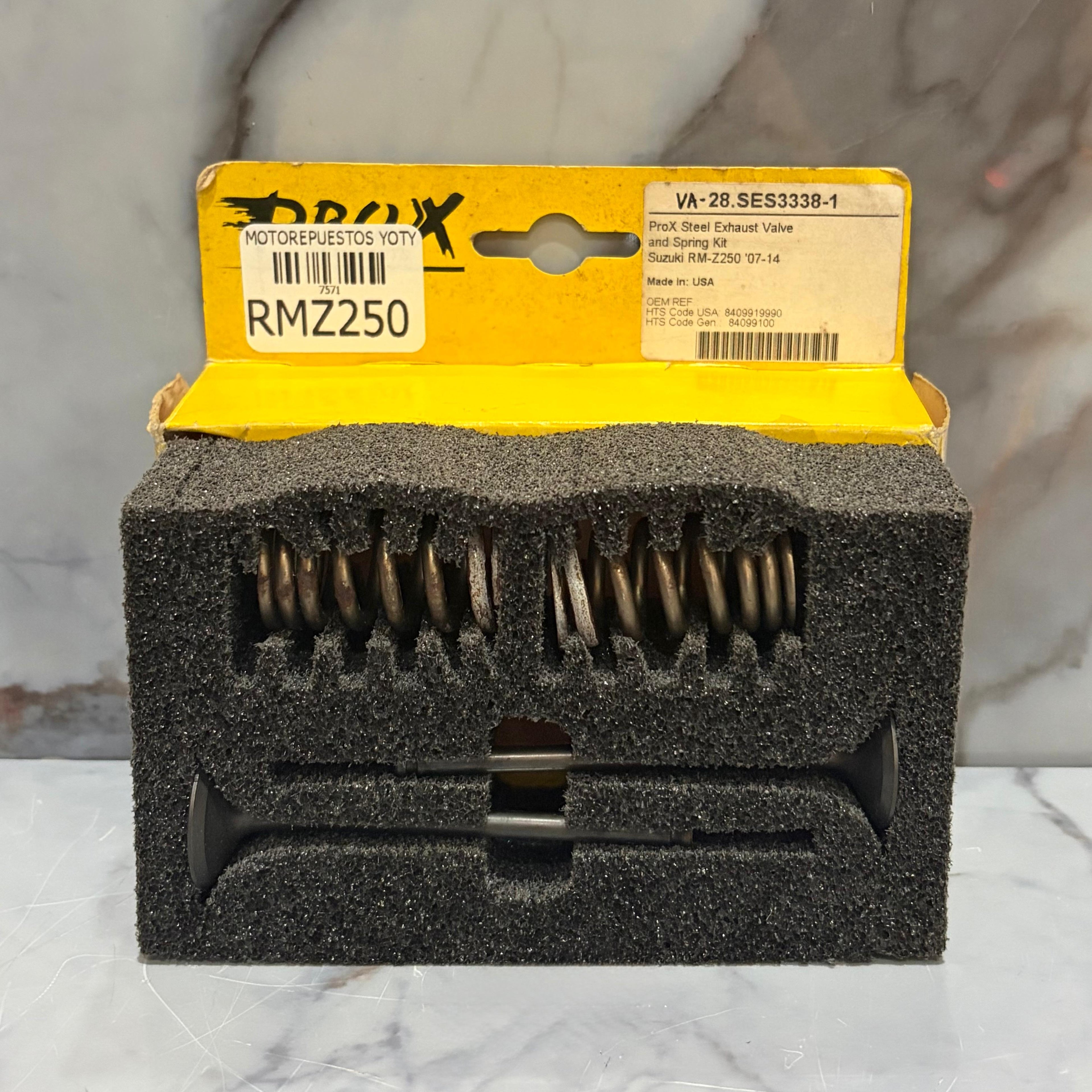 VALVULA ESCAPE CON RESORTES RMZ250-07-13