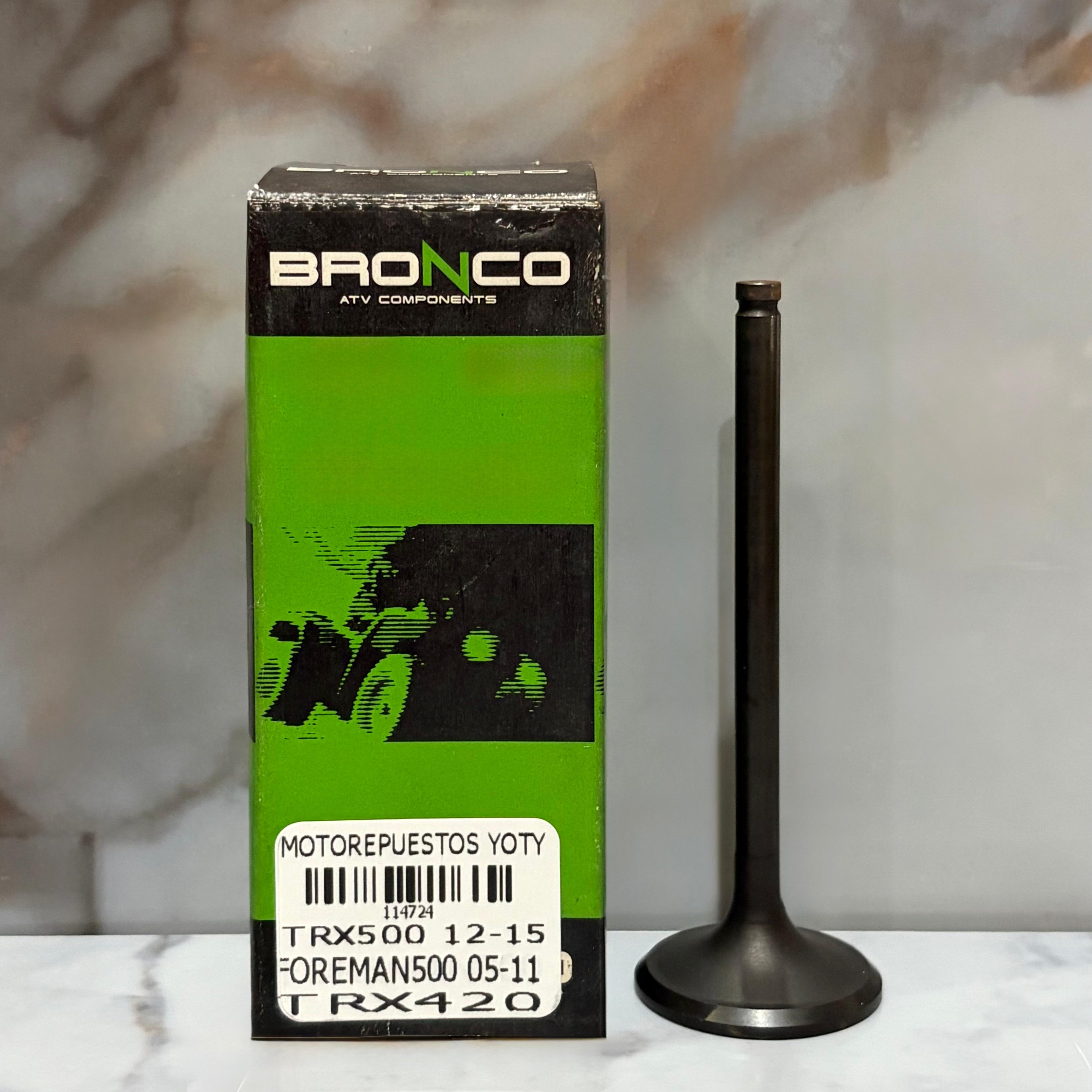 VALVULA ESCAPE TRX500/FOREMAN500/TRX420 12-15 BRONCO