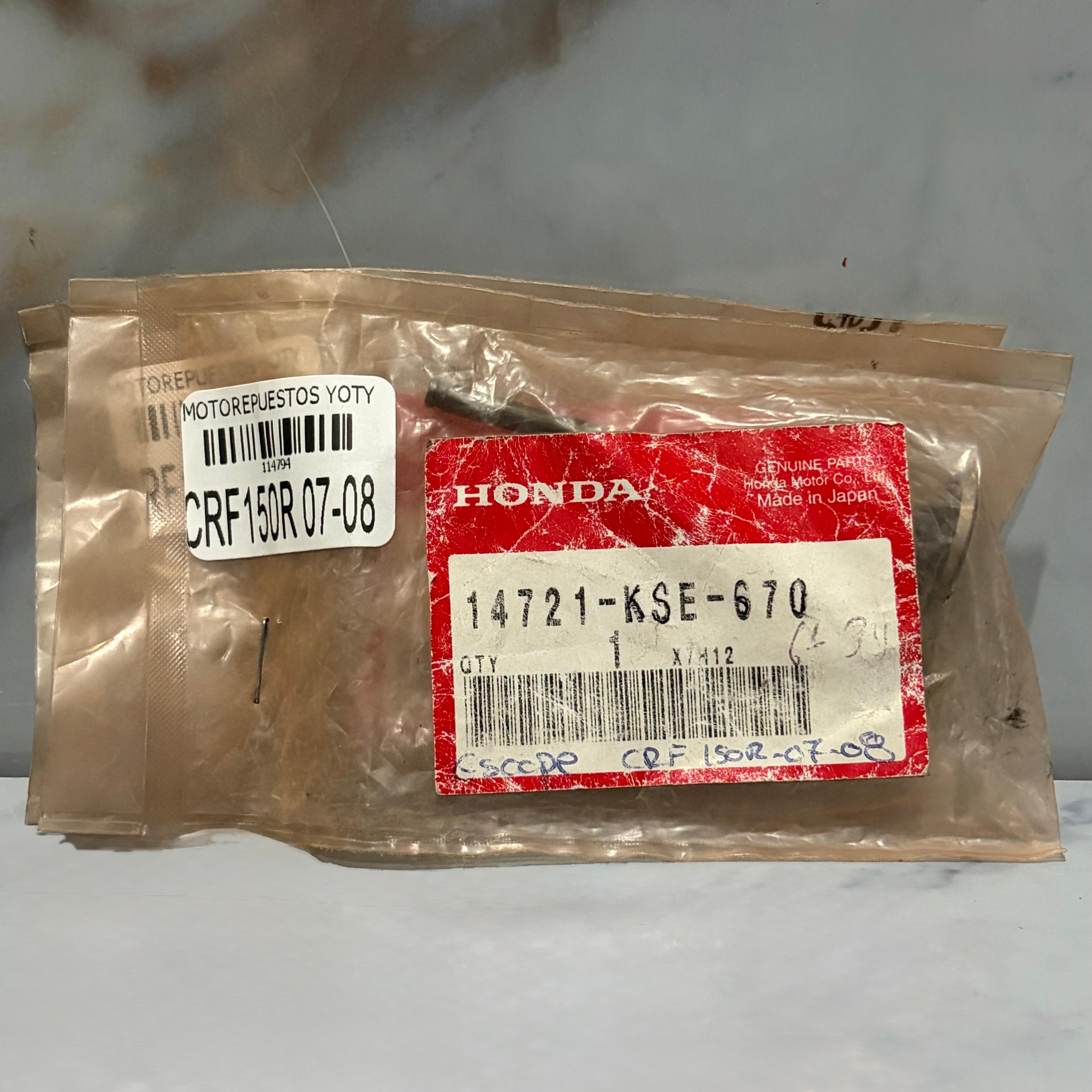 VALVULA ESCAPE CRF150R 07-08