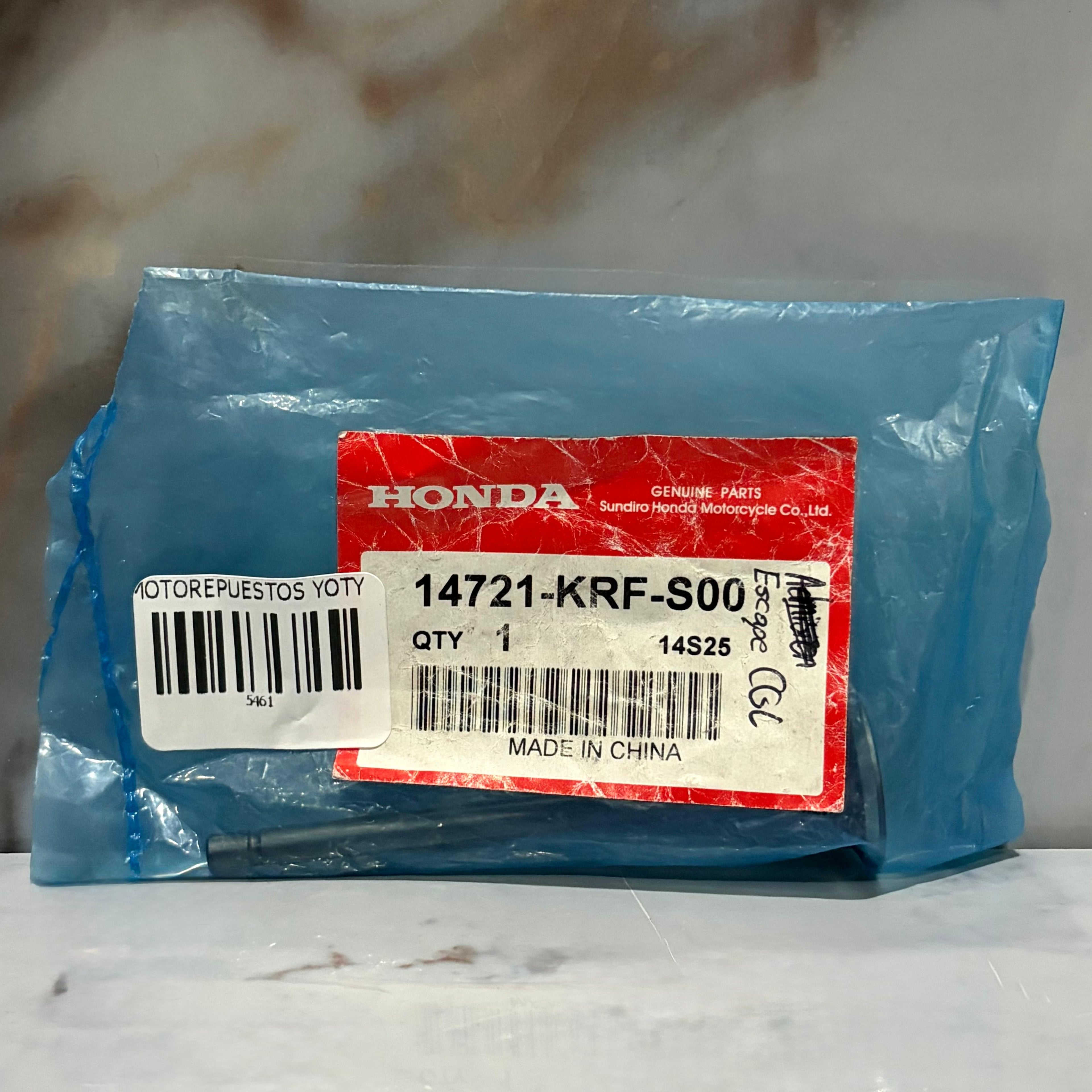 VALVULA ESCAPE HONDA CGL125 ORIGINAL