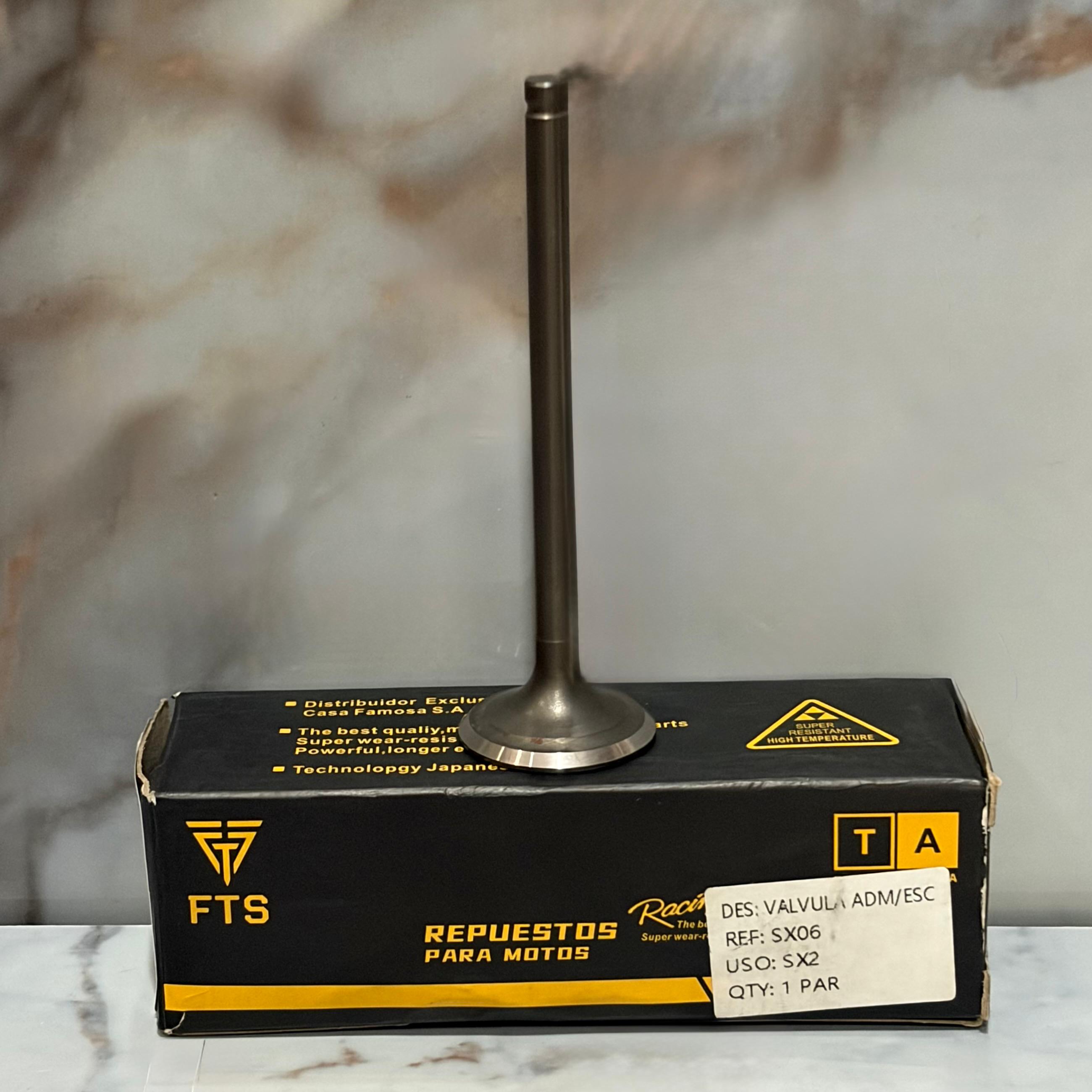 VALVULA ADMISION/ESCAPE SX2 FTS C/U