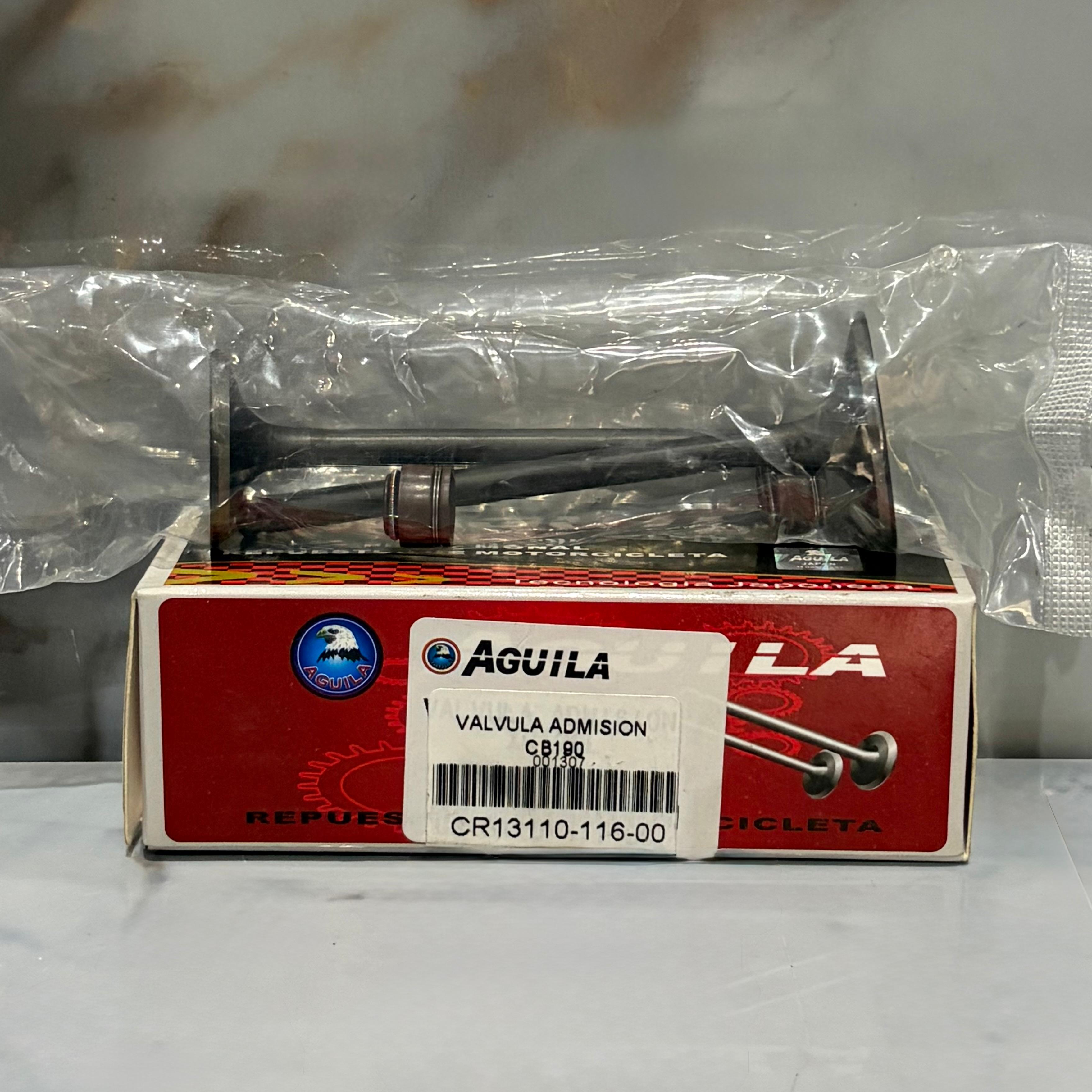 VALVULA DE ESCAPE/ADMISION XR190/CB190 C/U