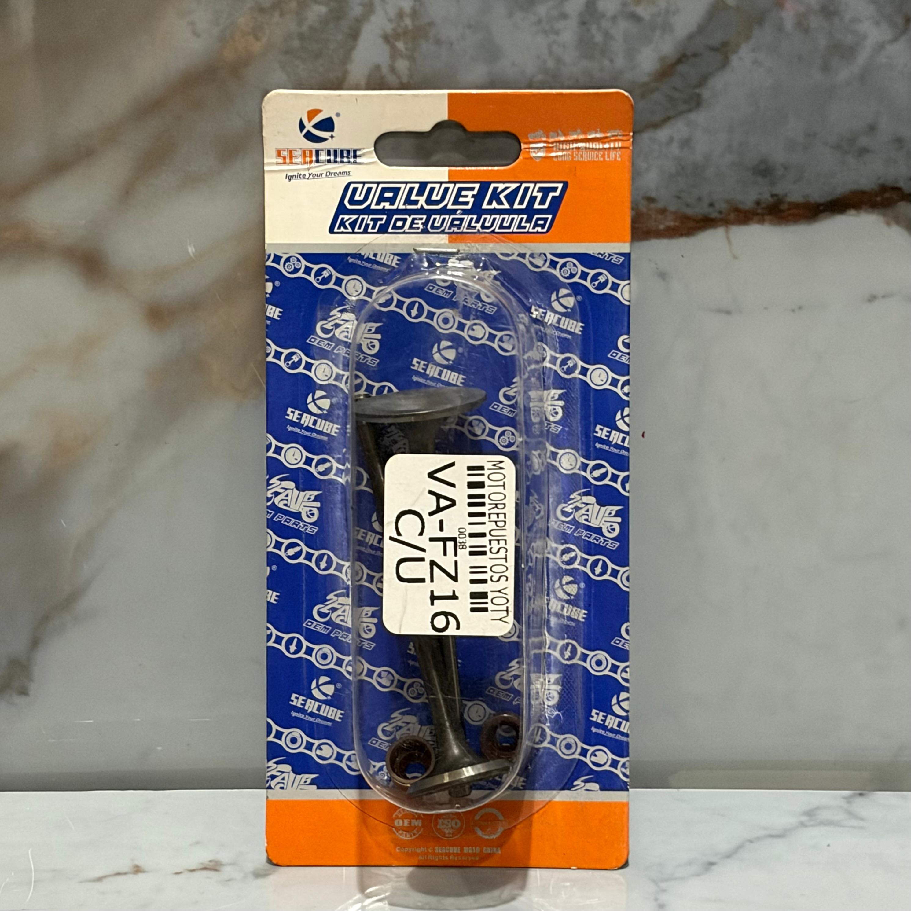 VALVULAS ADMISION Y ESCAPE FZ16 XTZ150 C/U