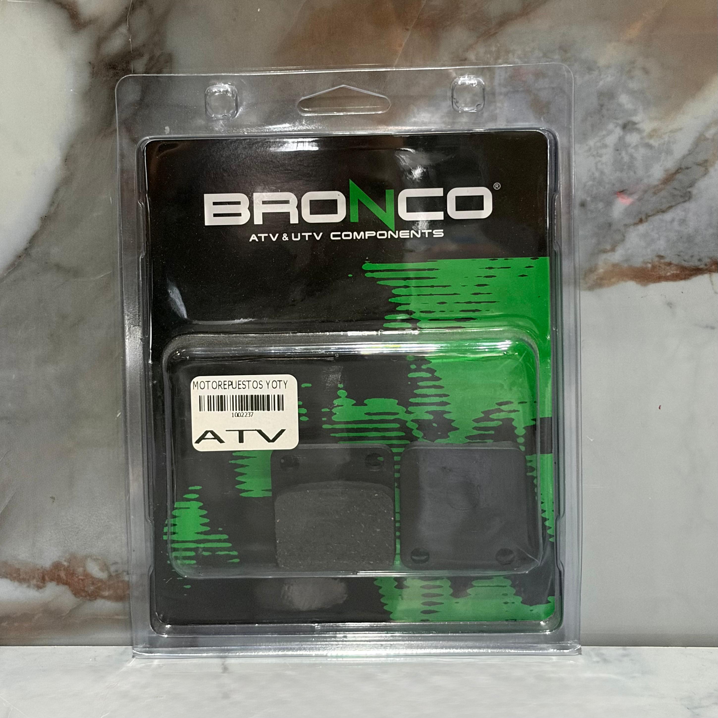 FIBRA FRENO ATV DELANTERO+TRASERO BRONCO