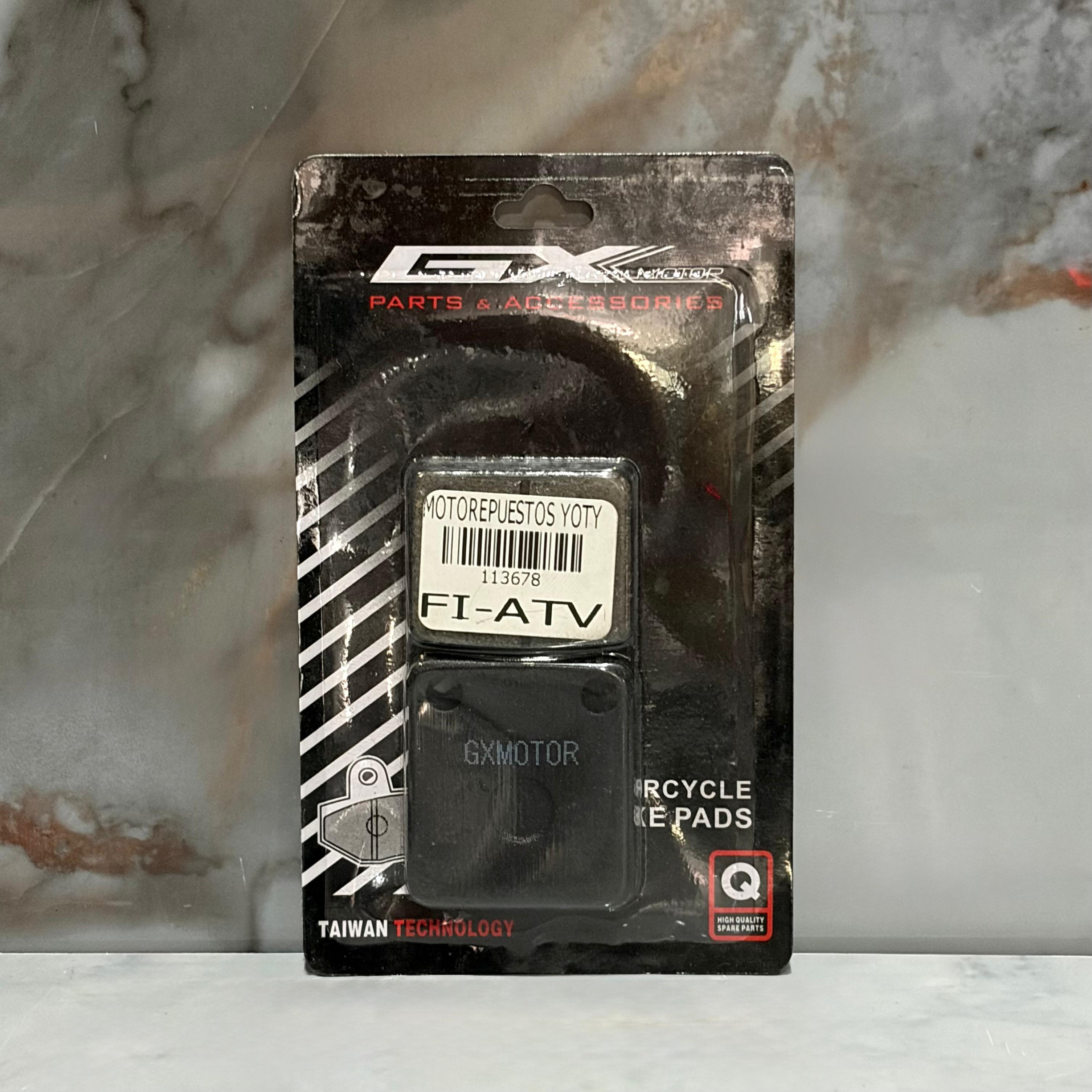 FIBRAS FRENO ATV DELANTERO+TRASERO GX