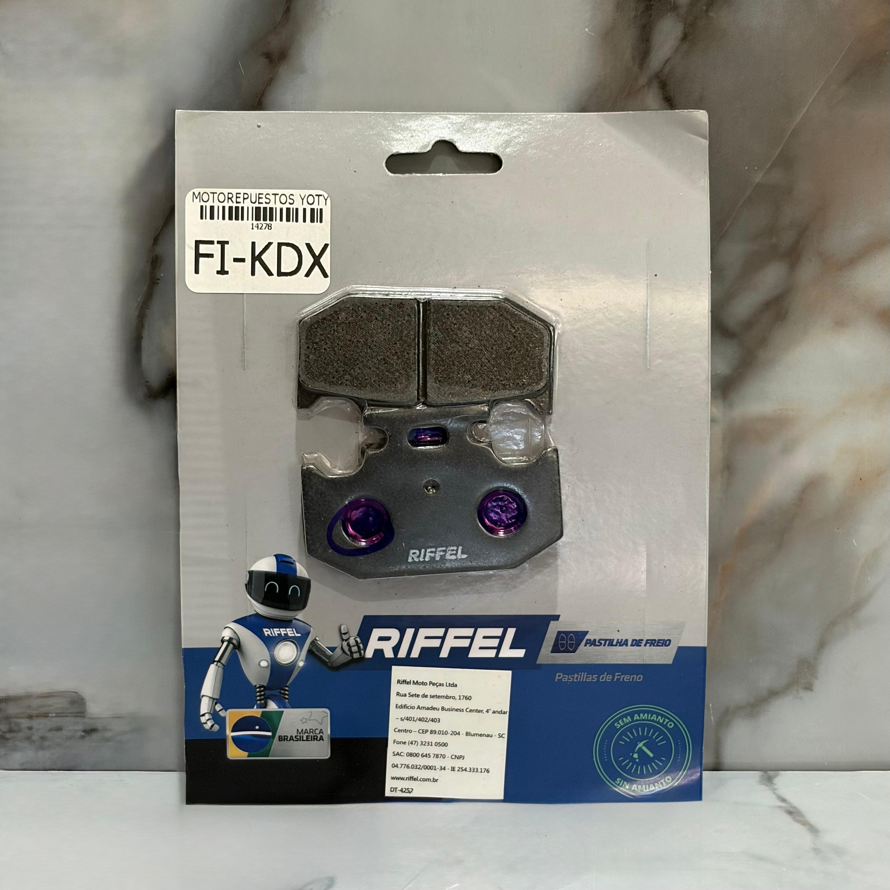 FIBRA FRENO TRASERO KDX/WR200/XT250 RIFFEL