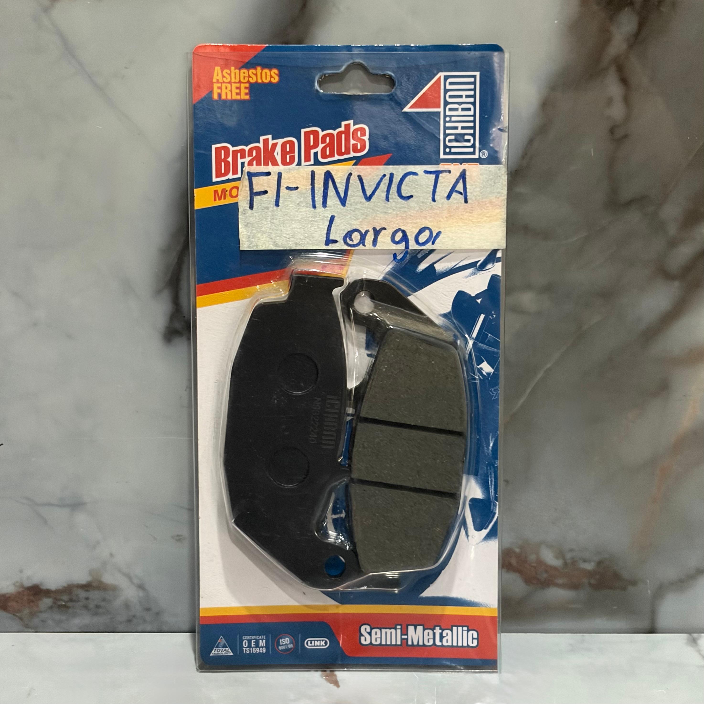 FIBRAS FRENO TRASERO INVICTA LARGA ICHIBAM