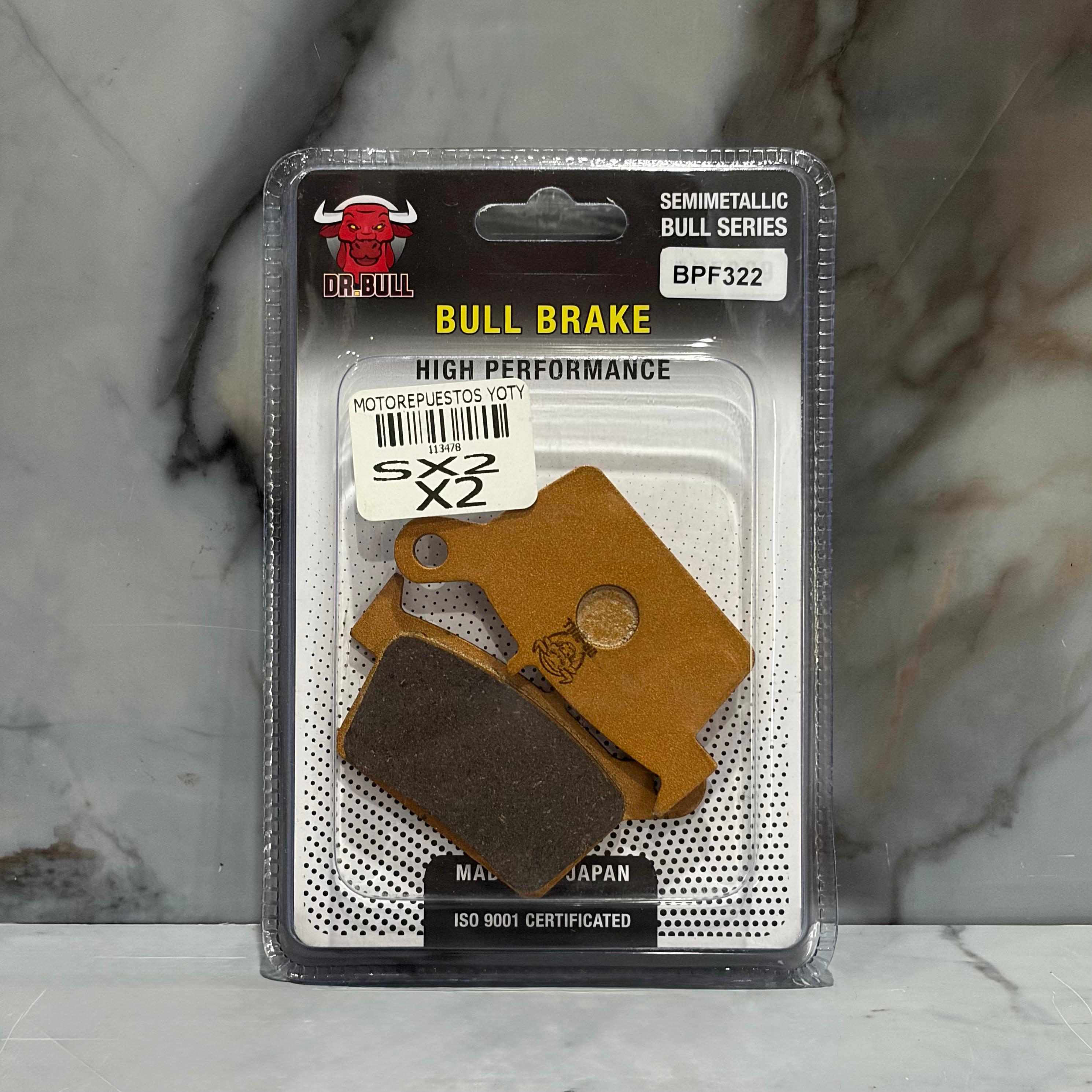 FIBRA FRENO TRASERA SX2 DR.BULL