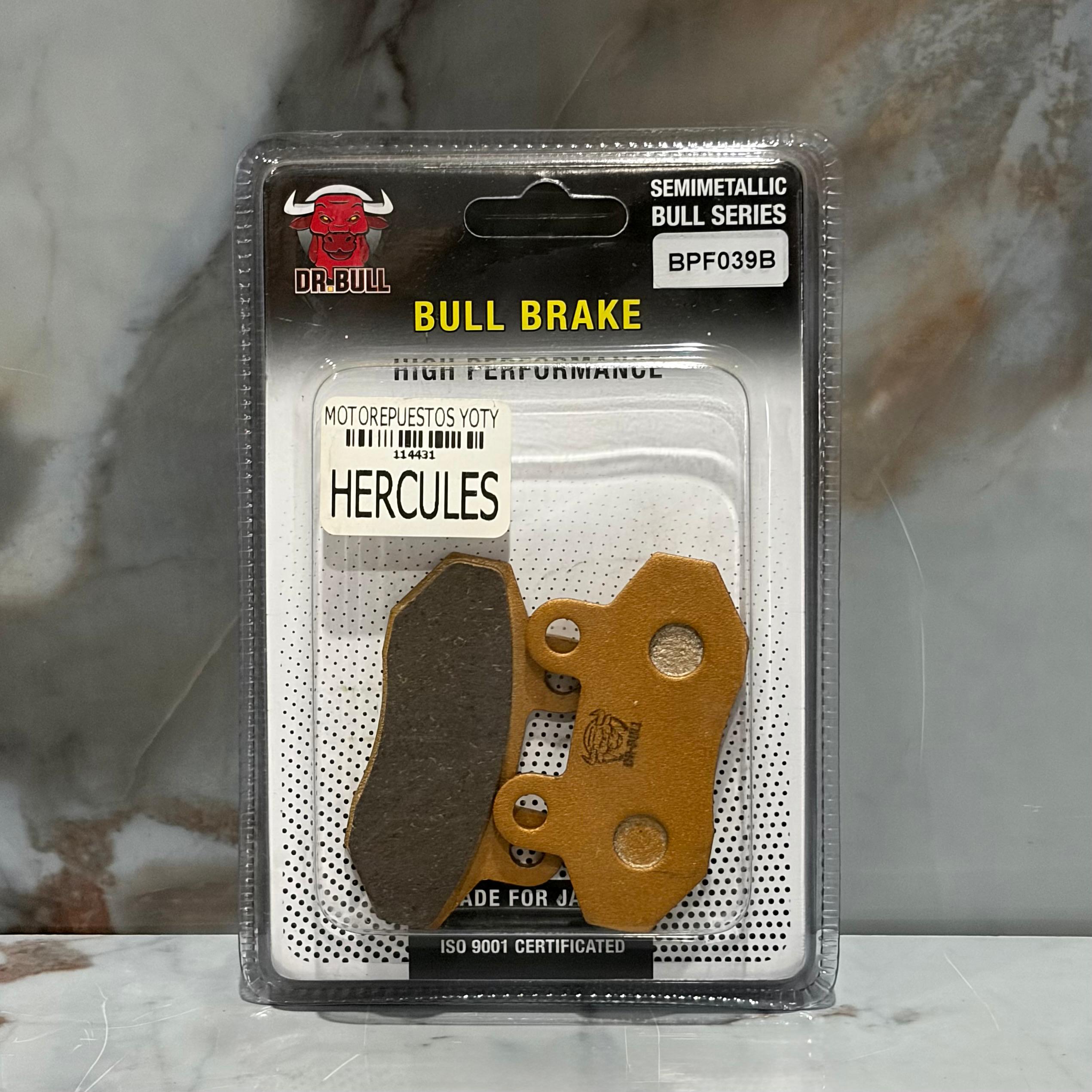 FIBRAS DE FRENO DELANTERO HERCULES