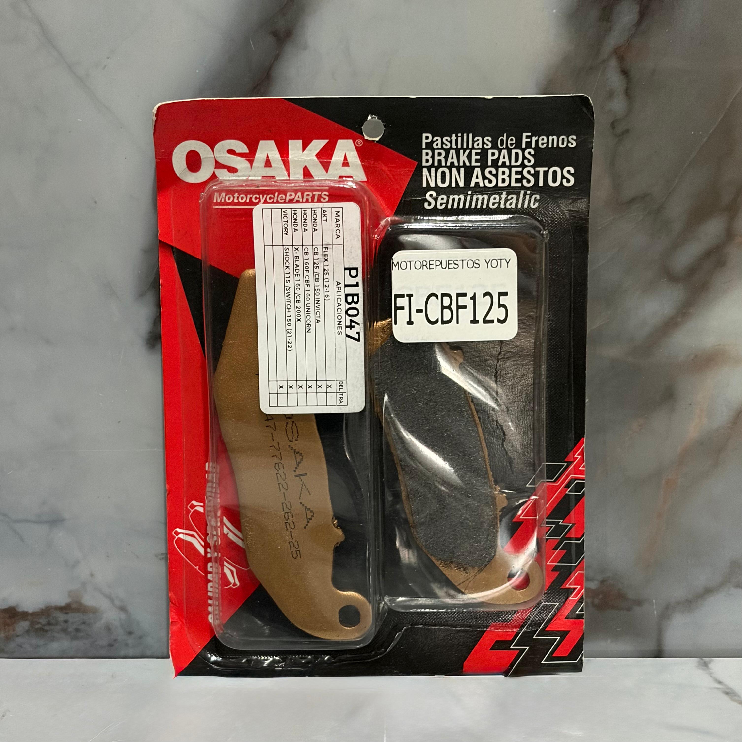 FIBRAS FRENO DELANTERO CBF125/INVICTA/CBR125 OSAKA