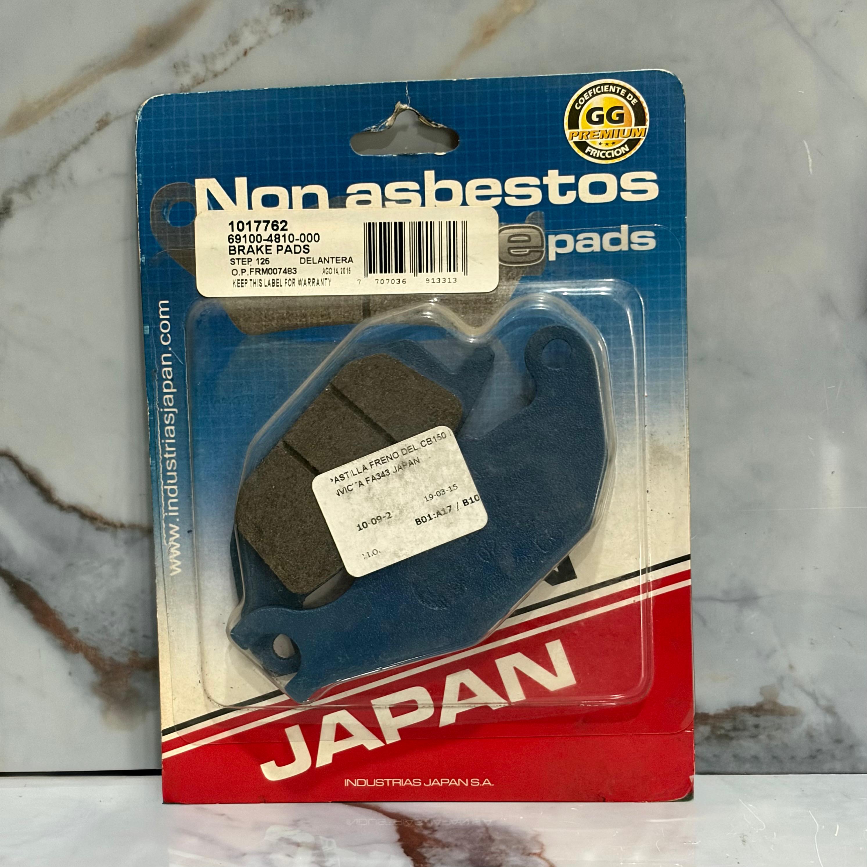 FIBRA DELANTERA JAPON INVICTA/CB150