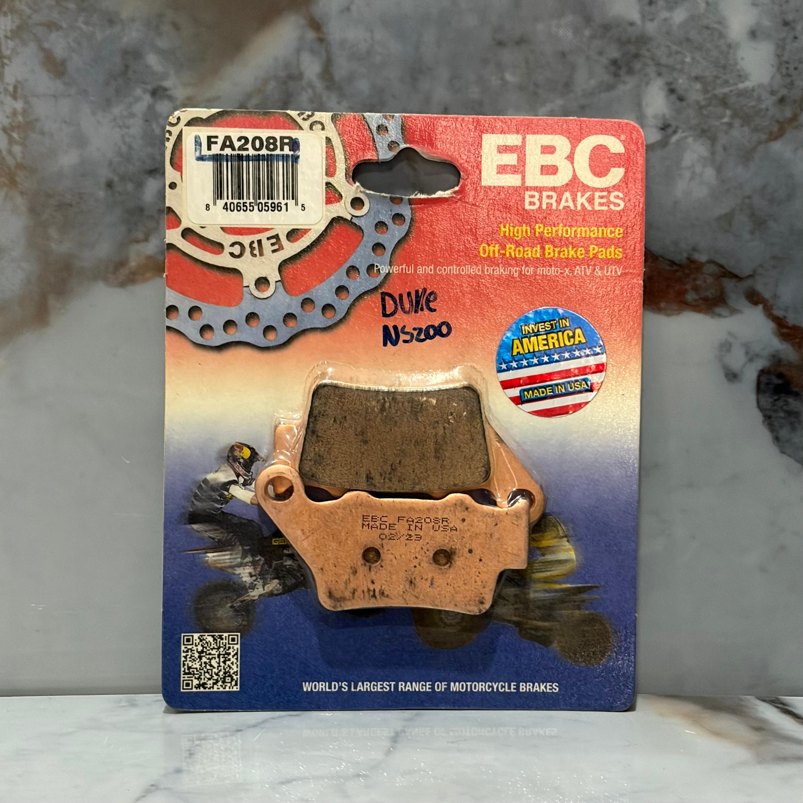 FIBRA FRENO TRASERO NS200+DUKE EBC