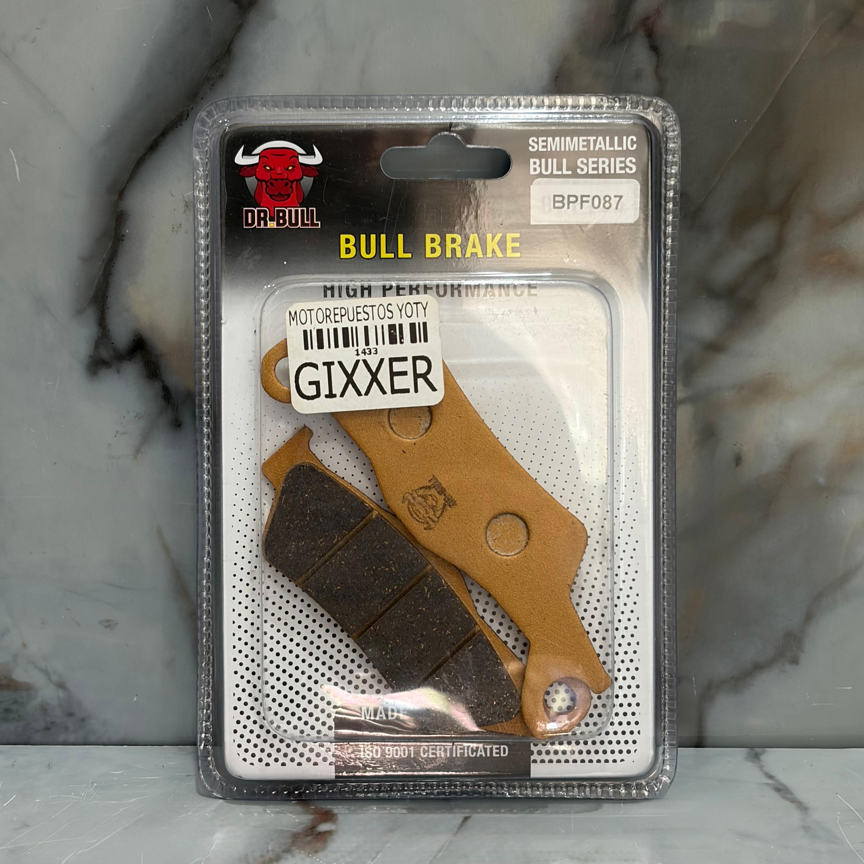 FIBRAS DE FRENO DELANTERO GIXXER150