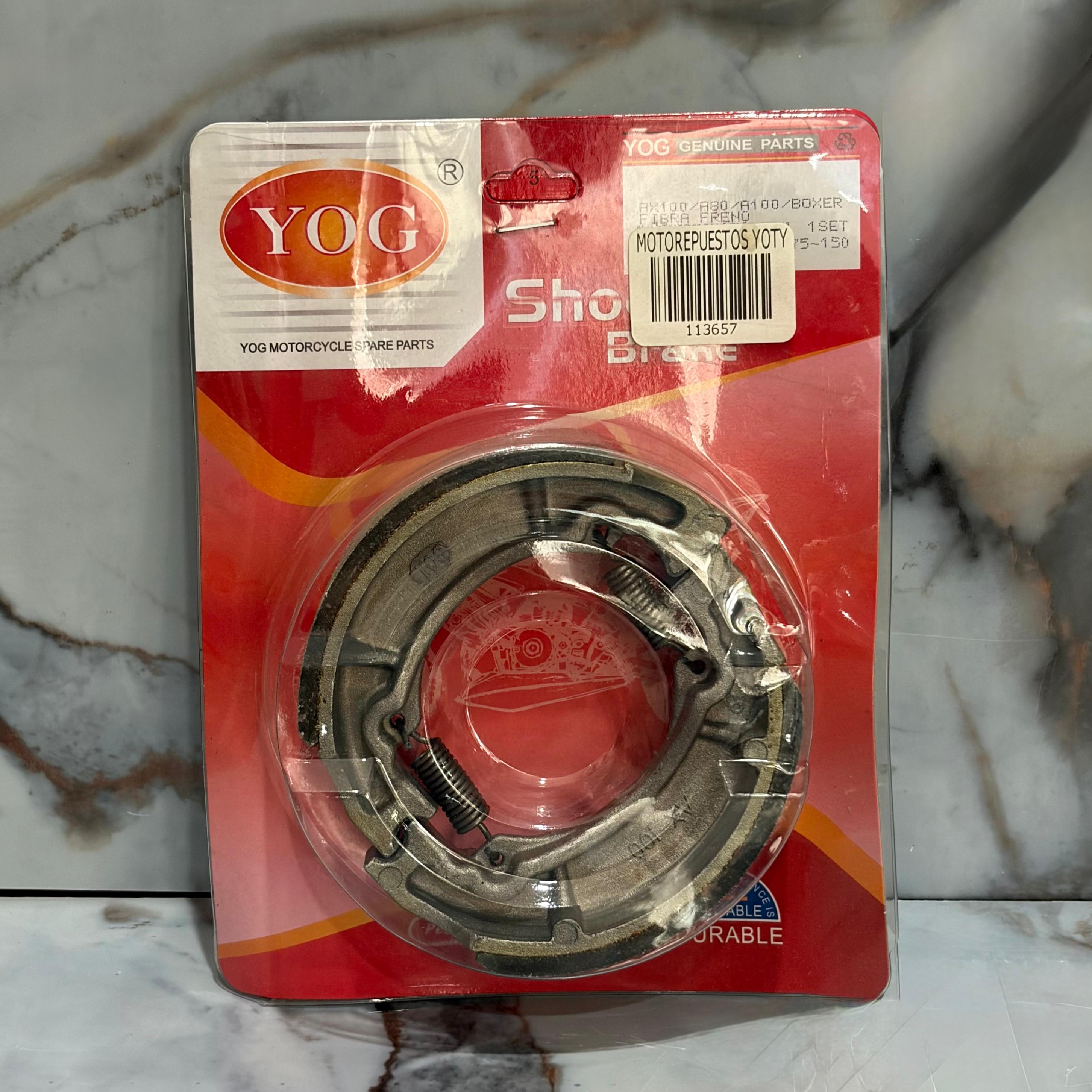 FIBRAS FRENO AX100 YOG
