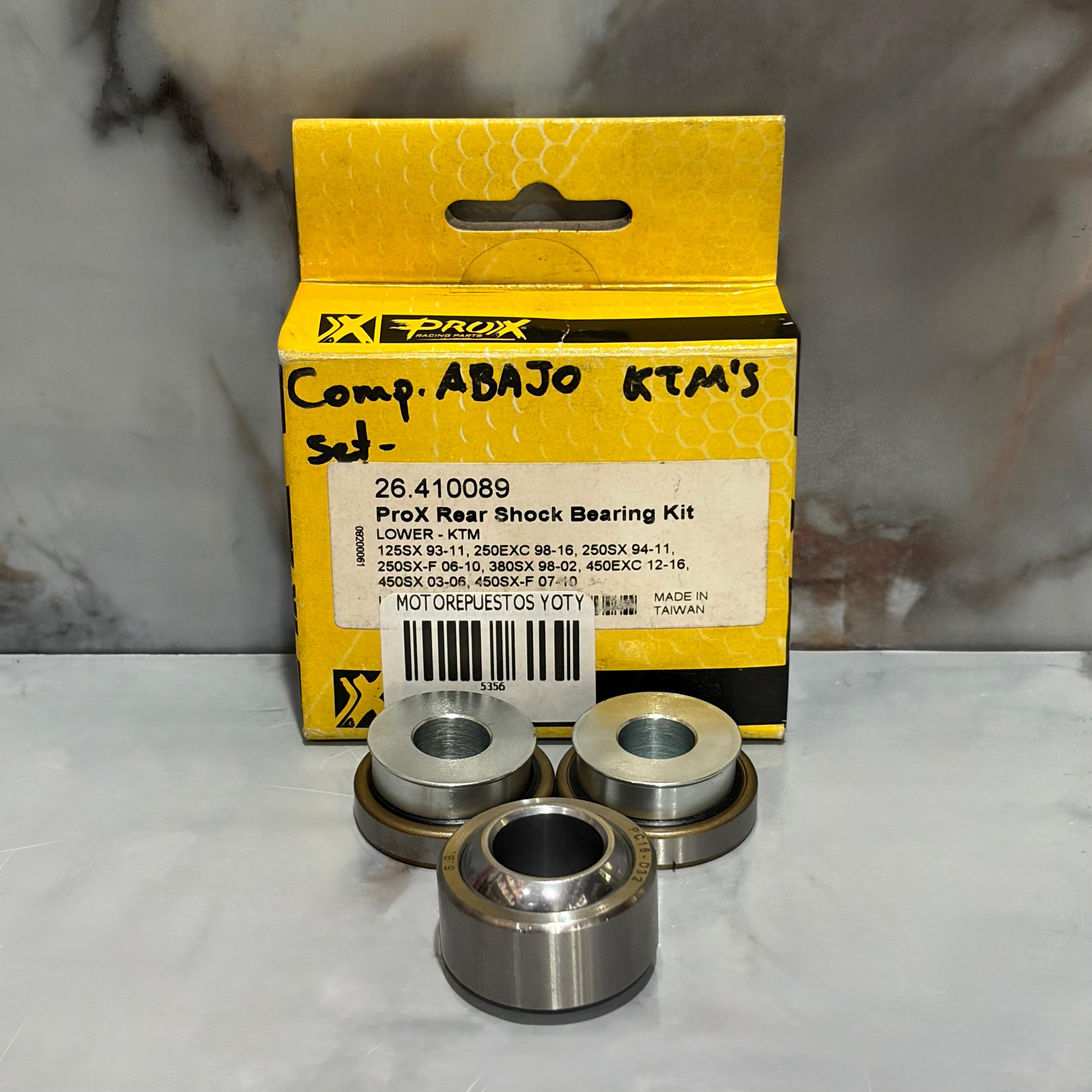 SET COMPENSADOR PARTE ABAJO KTM'S PRO-X