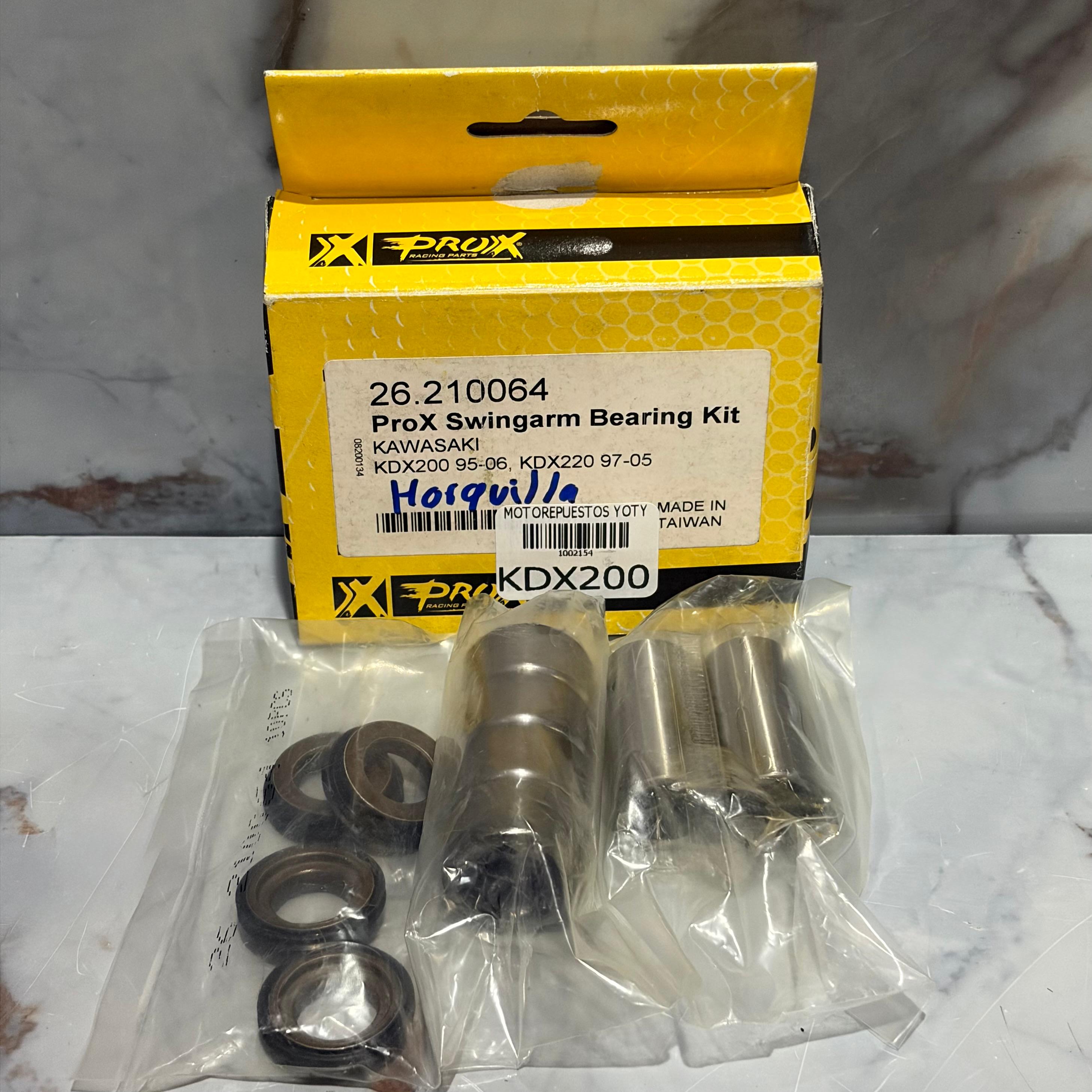 SET ROLL-CANASTILLA-RETENEDORES HORQUILLA KDX200 95 PRO X
