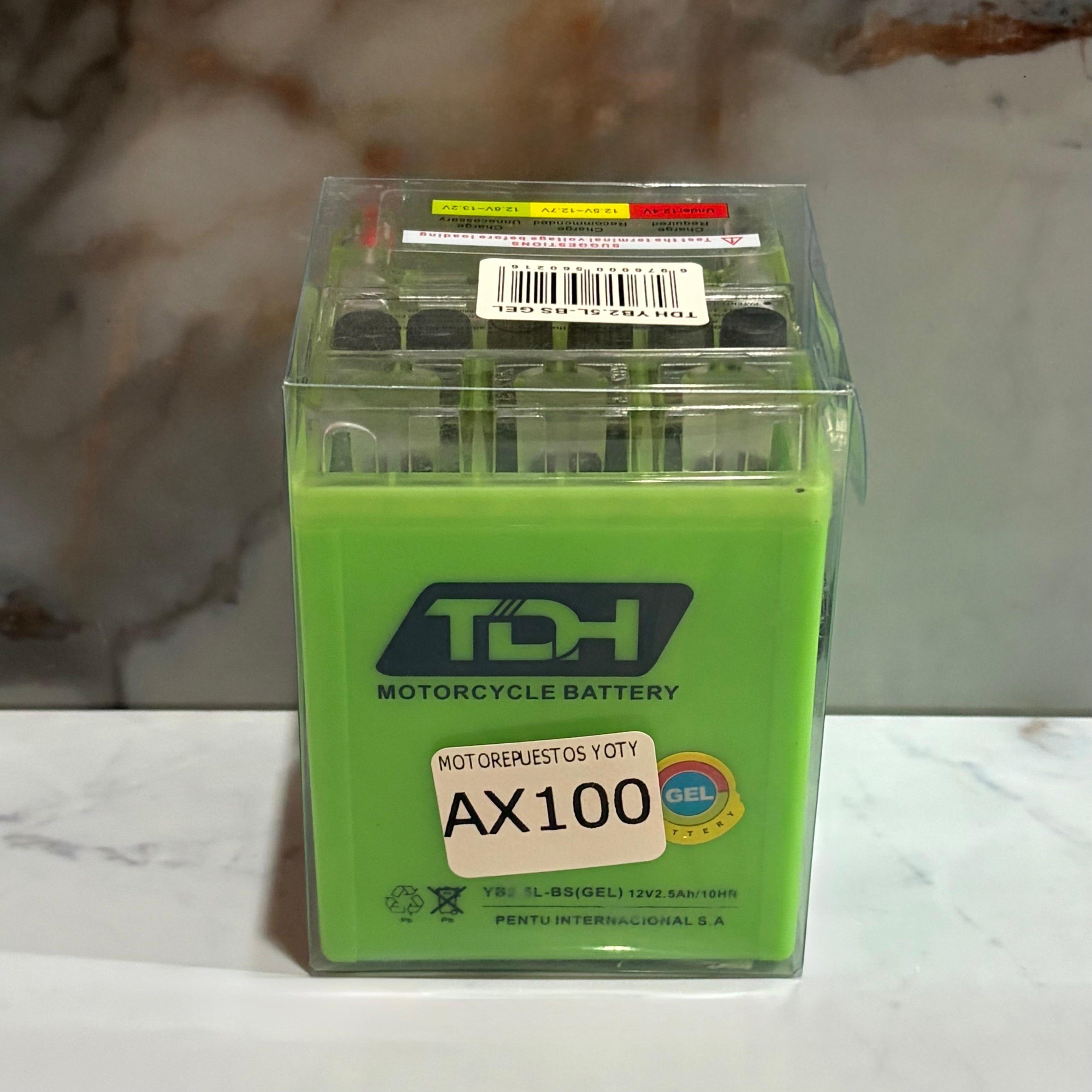 BATERIA YB2.5L-BS GEL AX100/XL125 12V TDH