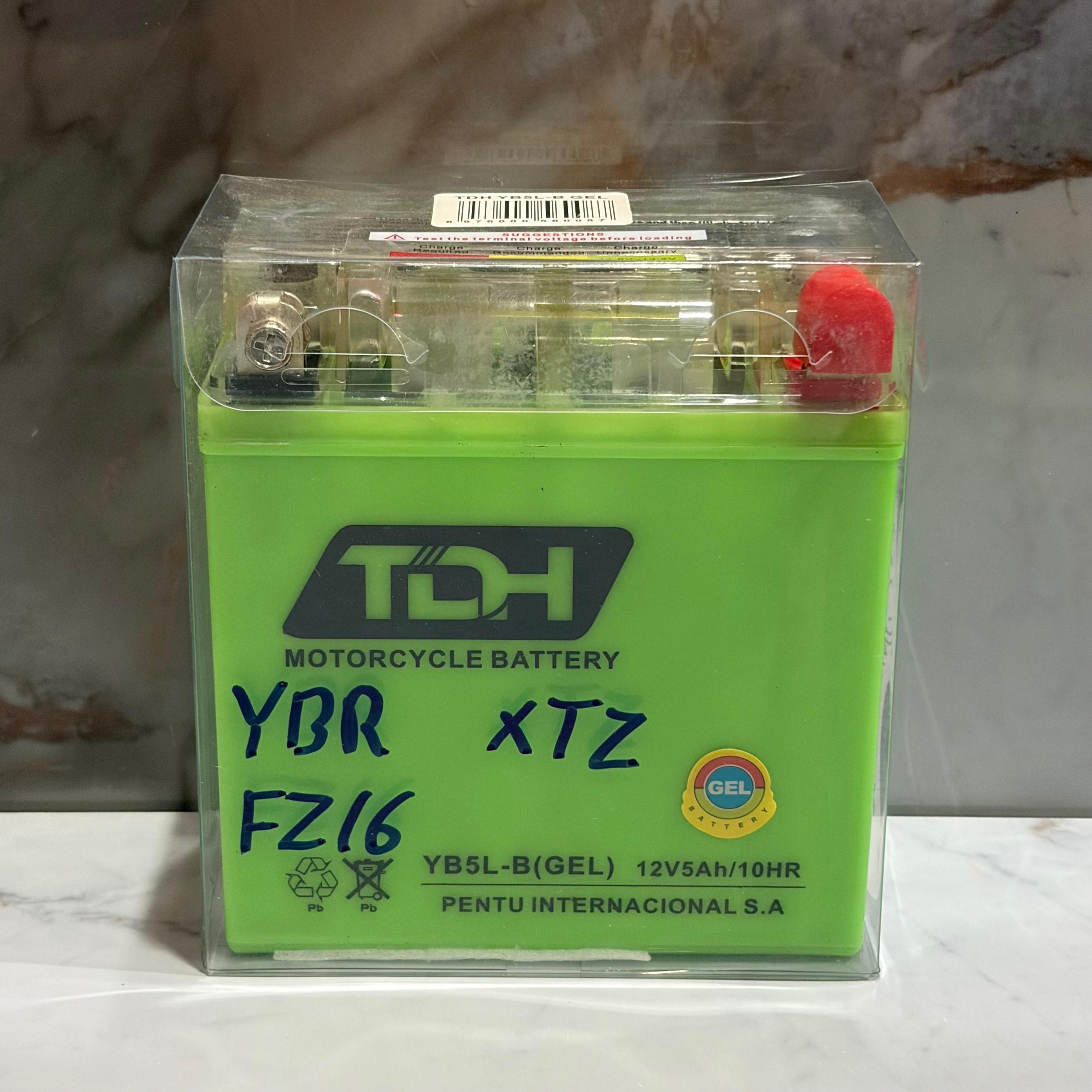 BATERIA YB5L-B YBR/XTZ /FZ16 TDH VERDE