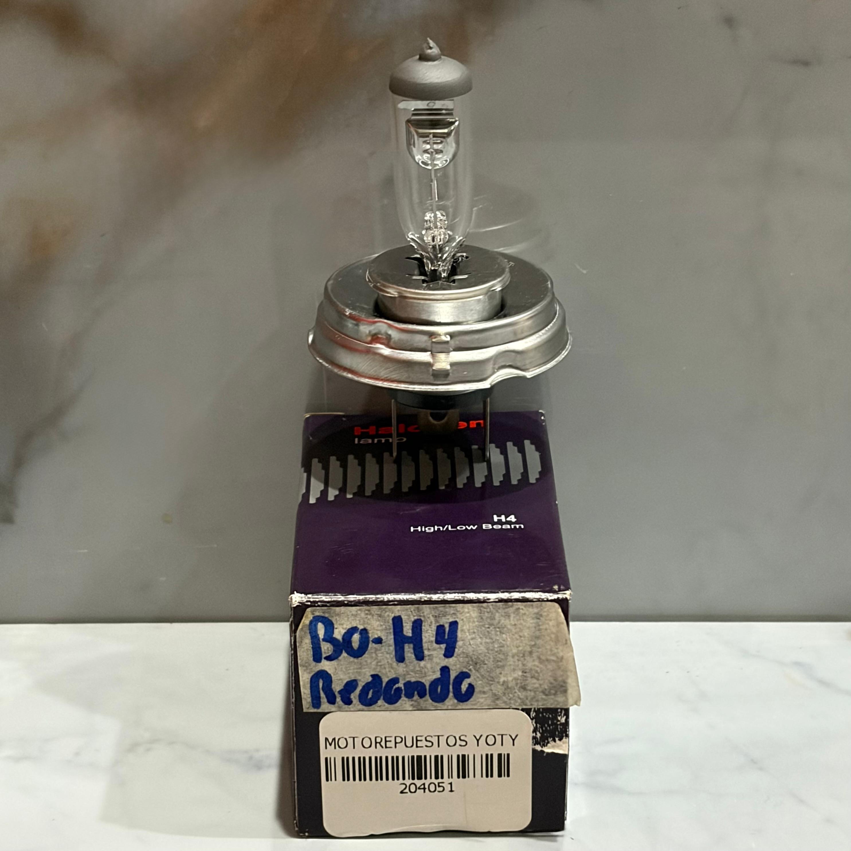 BOMBILLO H4 12V BASE REDONDA