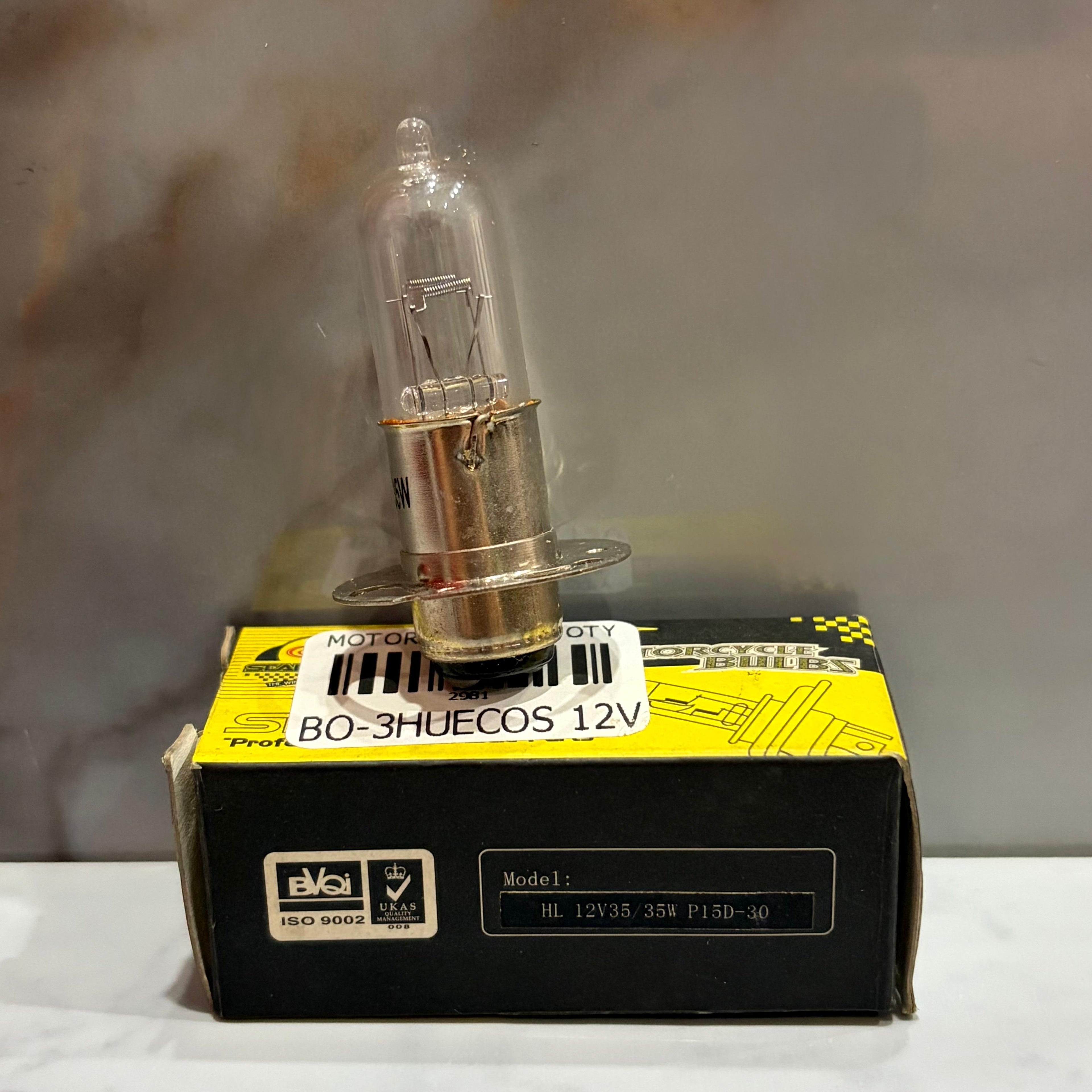 BOMBILLO 3 HUECOS 12V35/35 STANDARD