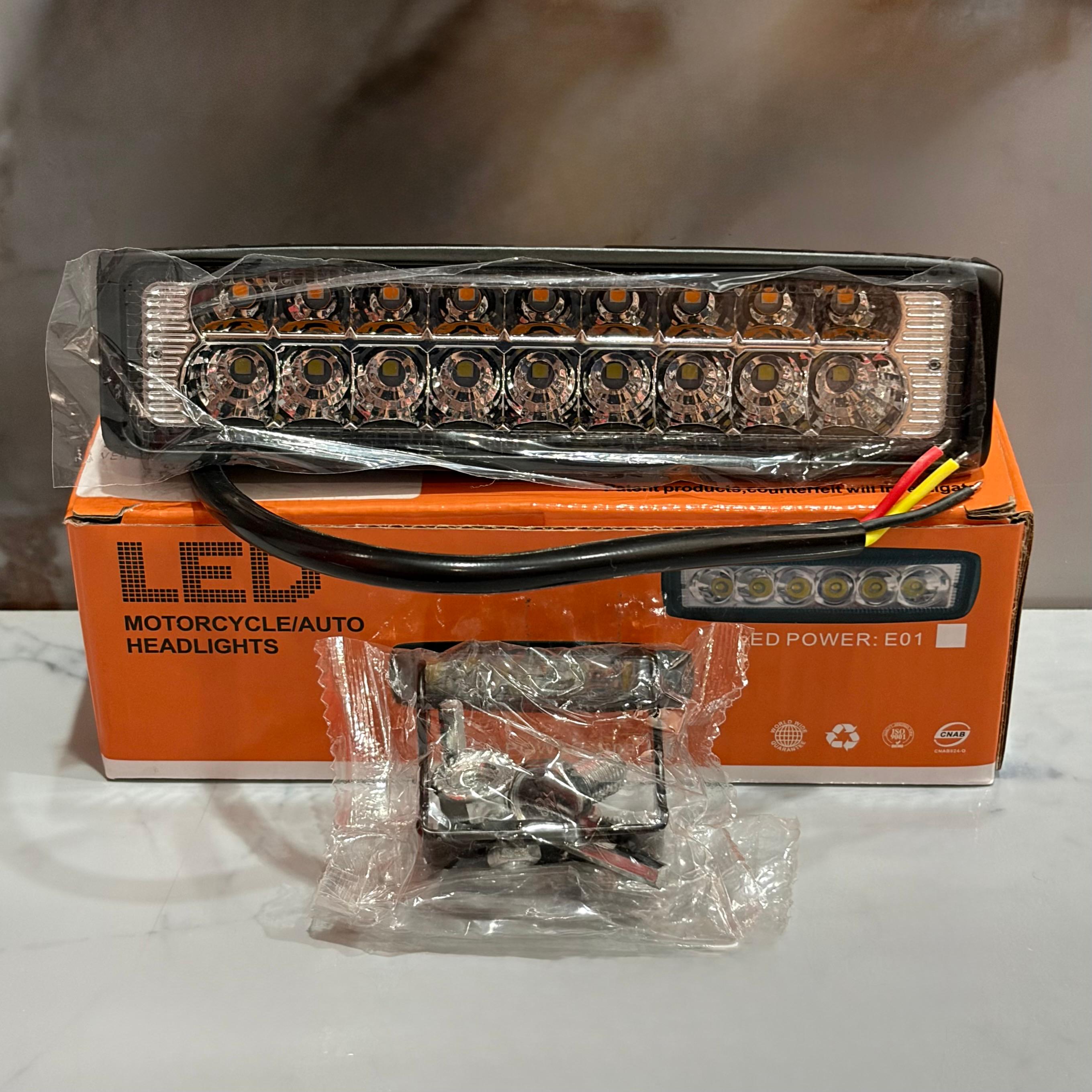 BARRA LED 86 BLANCA Y AMARILLA