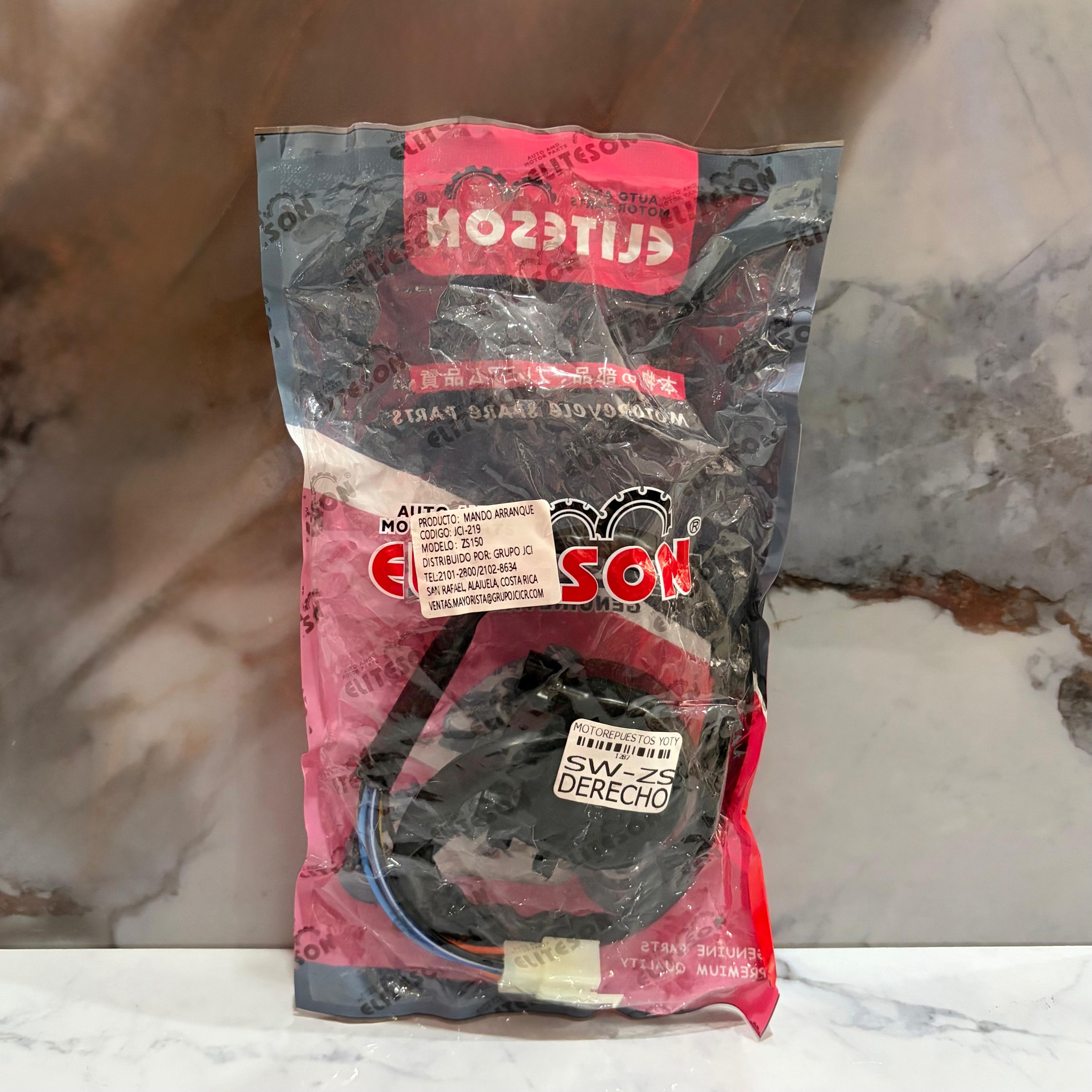 SWITCH LUCES DERECHO ZS150