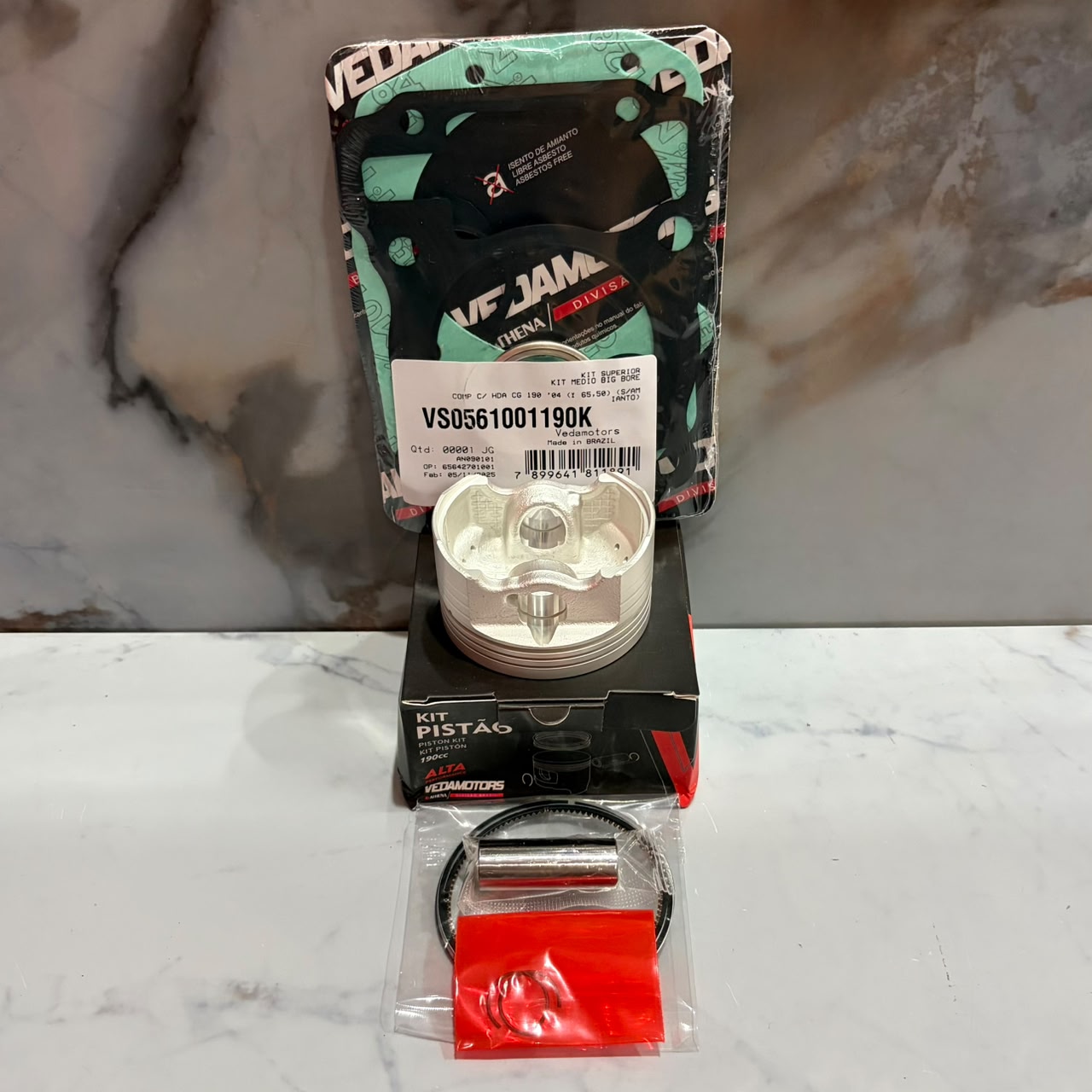 KIT CILINDRO XR150 A 190 63MM VEDAMOTORS