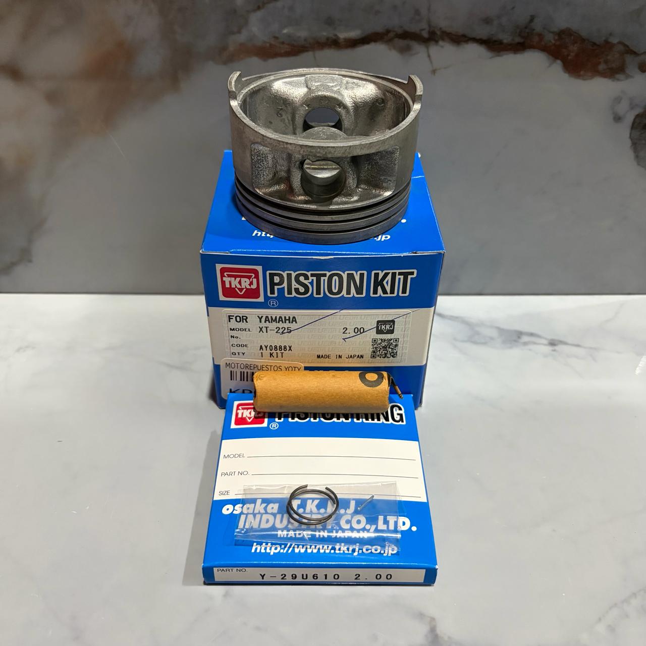 KIT PISTON XT225 2.00 TKRJ