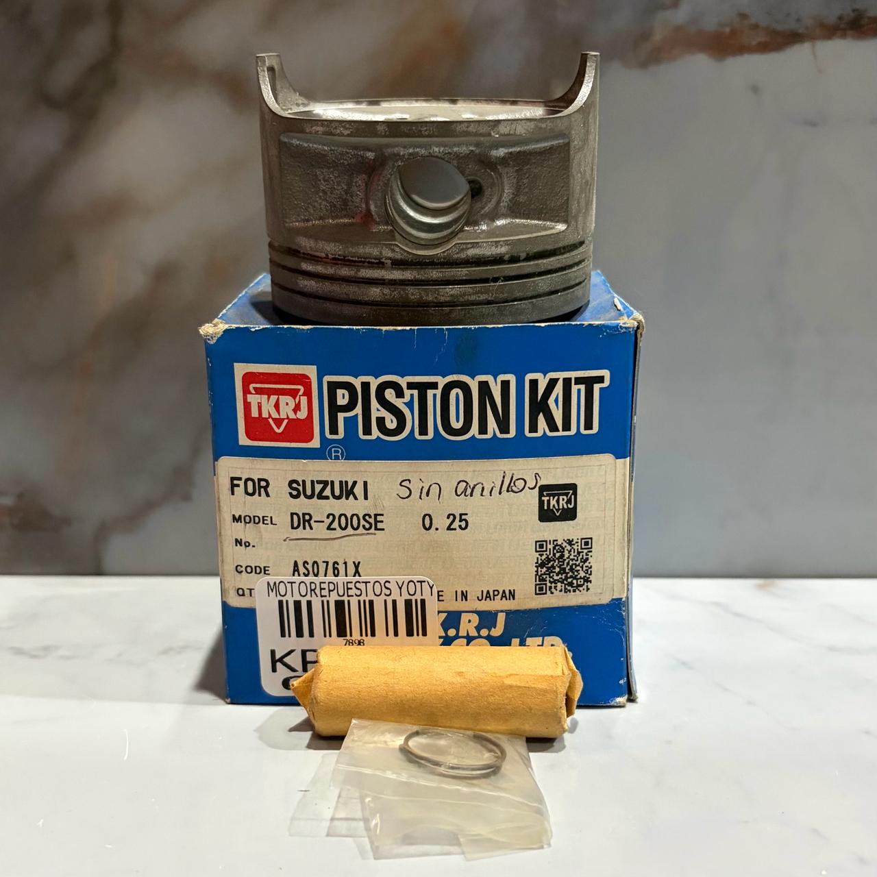 KIT PISTON DR200/GXT200 0.25 TKRJ