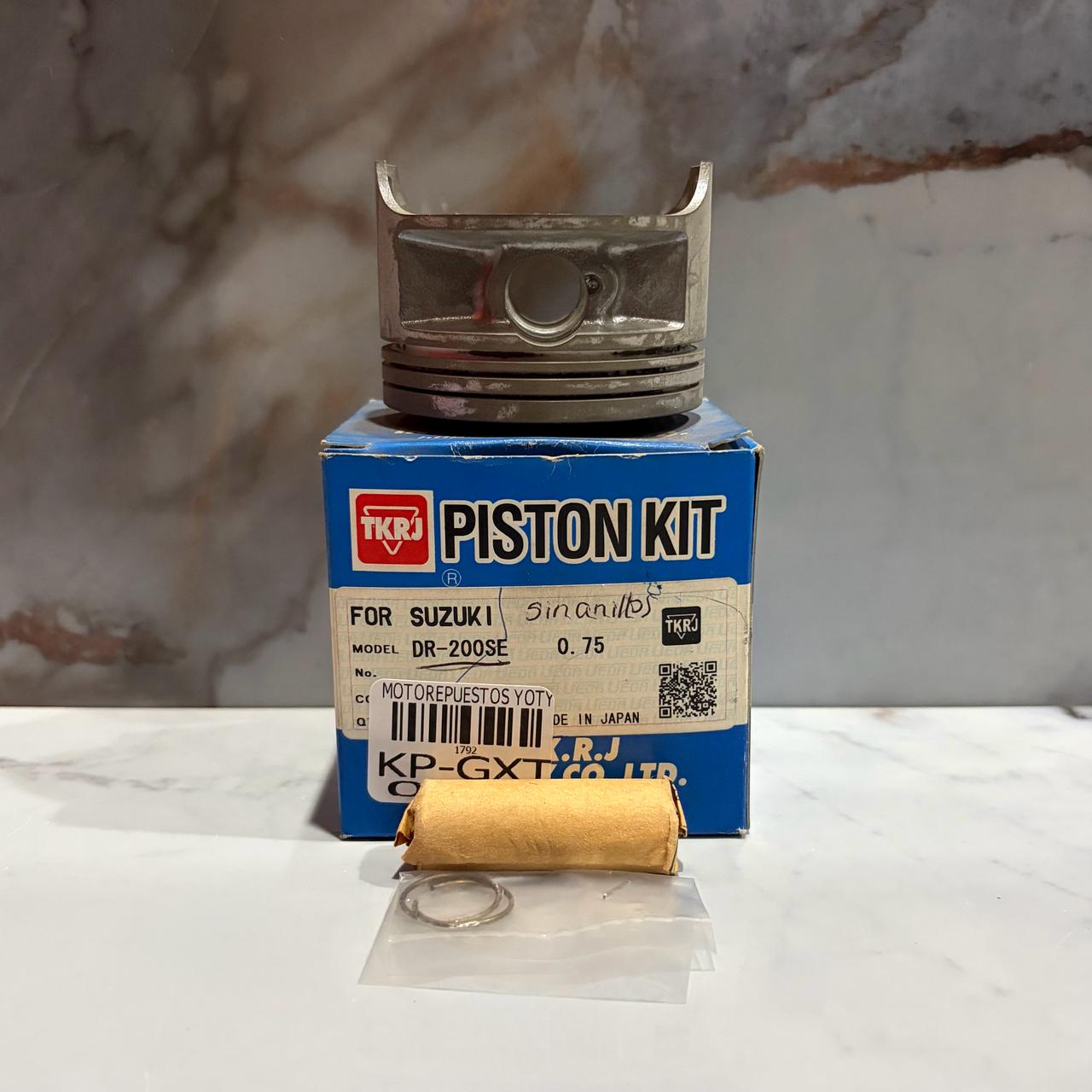 KIT DE PISTON 0.75 GXT/DR200 TKRJ-JAPON