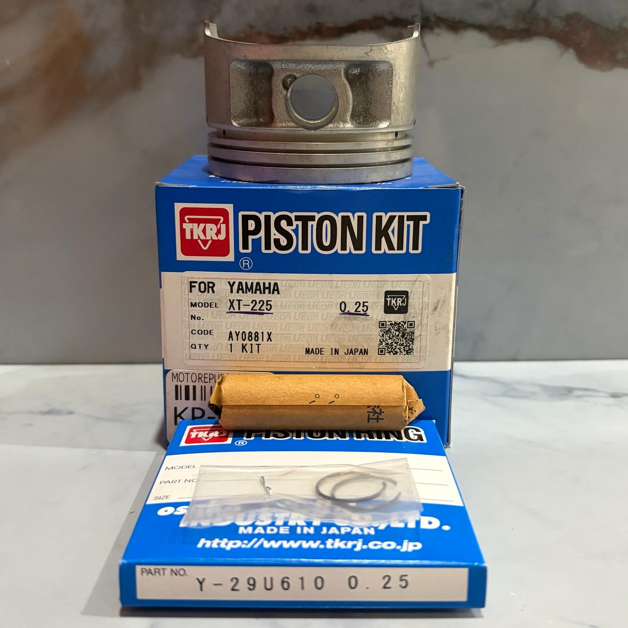 KIT PISTON 0.25 XT225 JAPAN