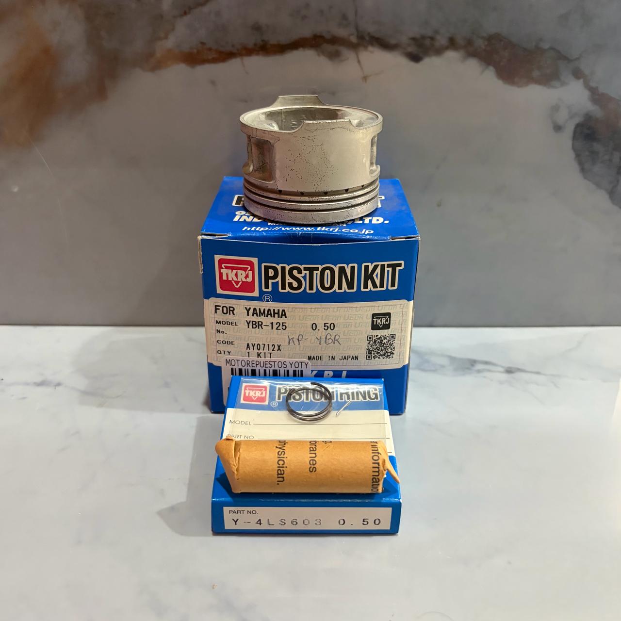 KIT PISTON YBR125 0.50 JAPON TKRJ