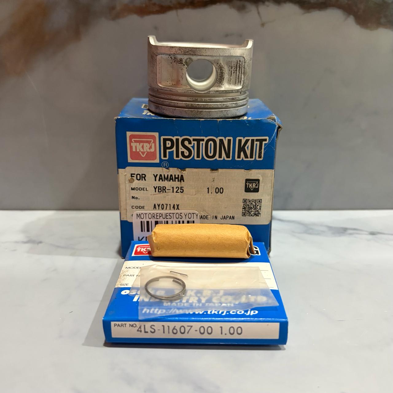 KIT PISTON YBR125 1.00 TKRJ