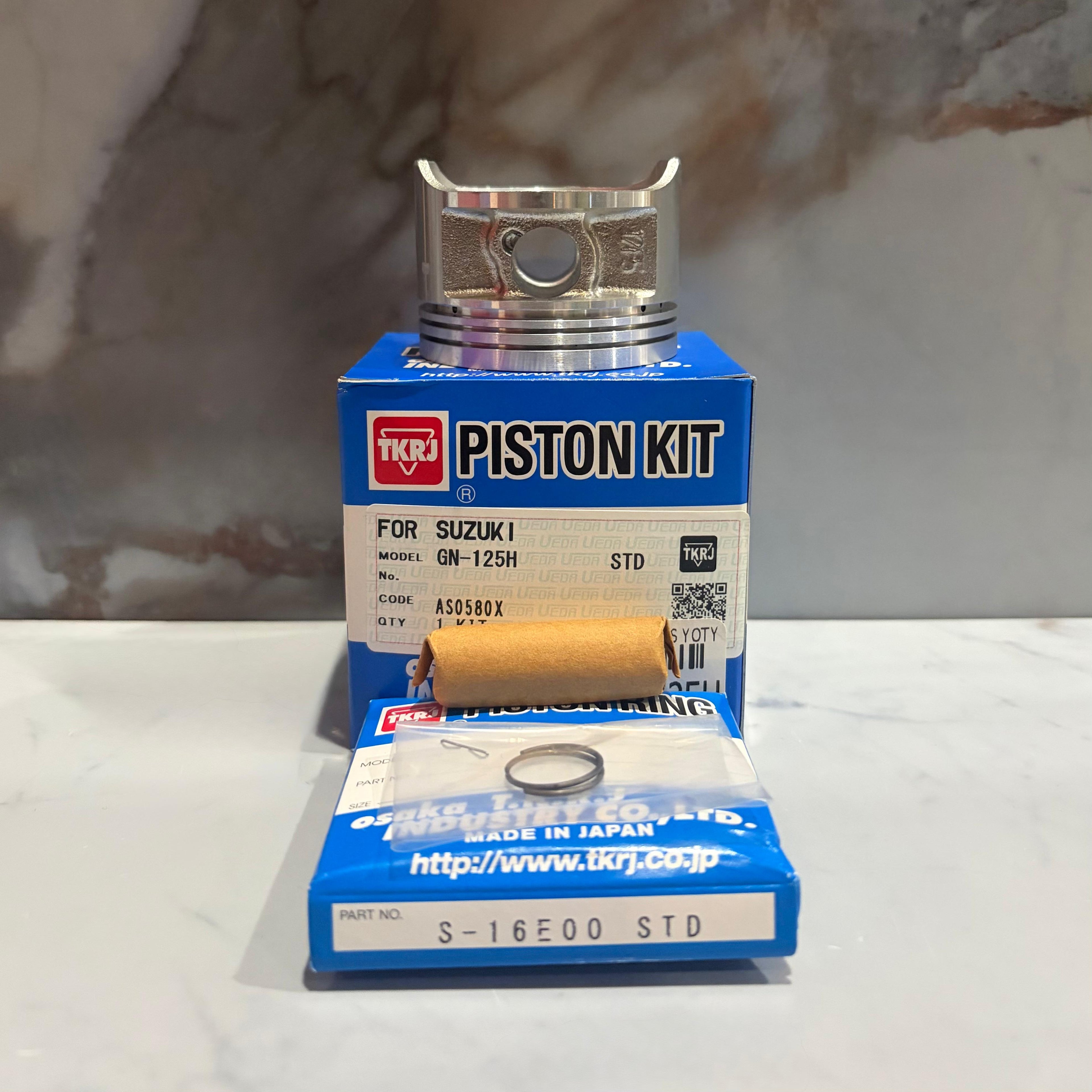 KIT PISTON GN125H STD TKRJ
