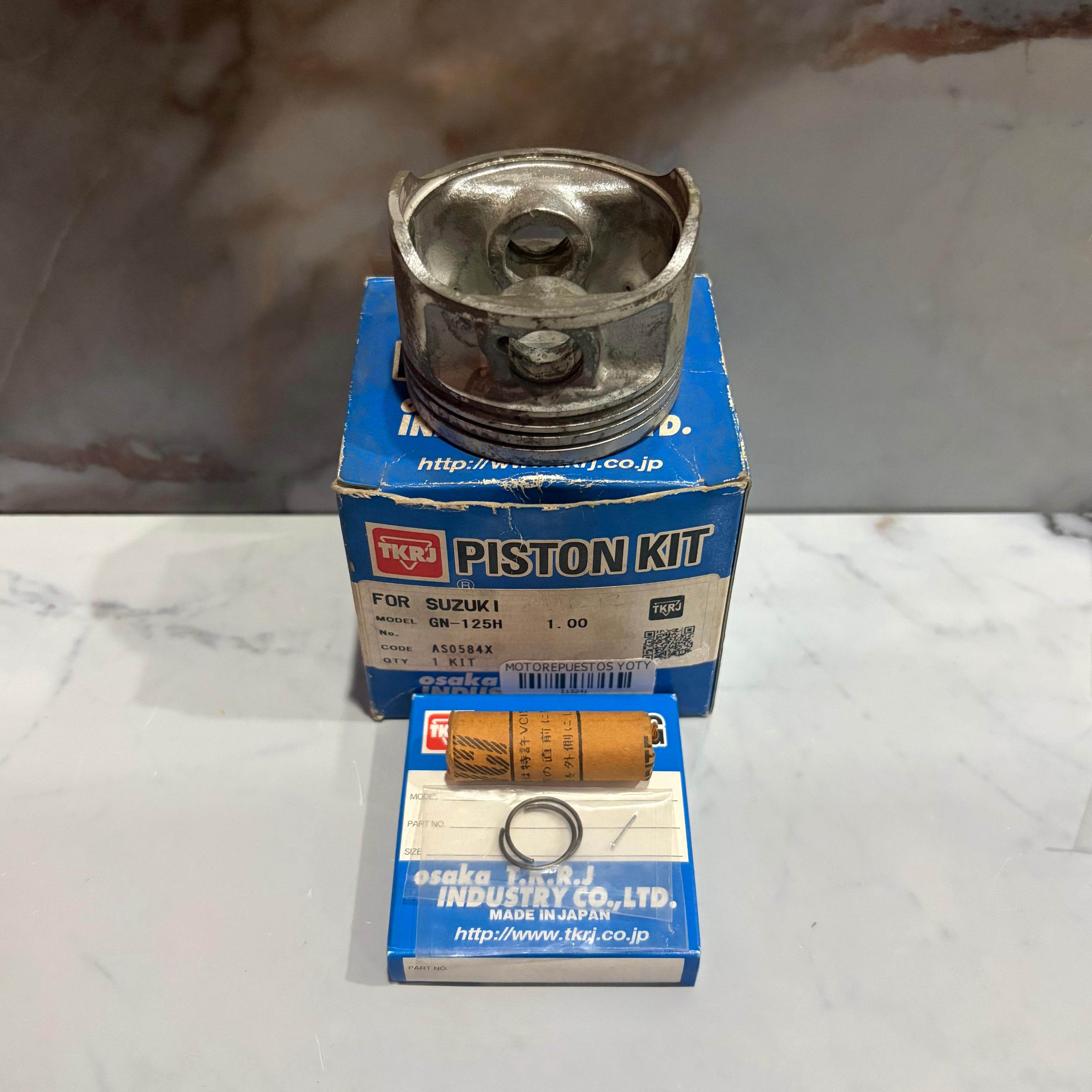 KIT PISTON GN125H 1.00 TKRJ